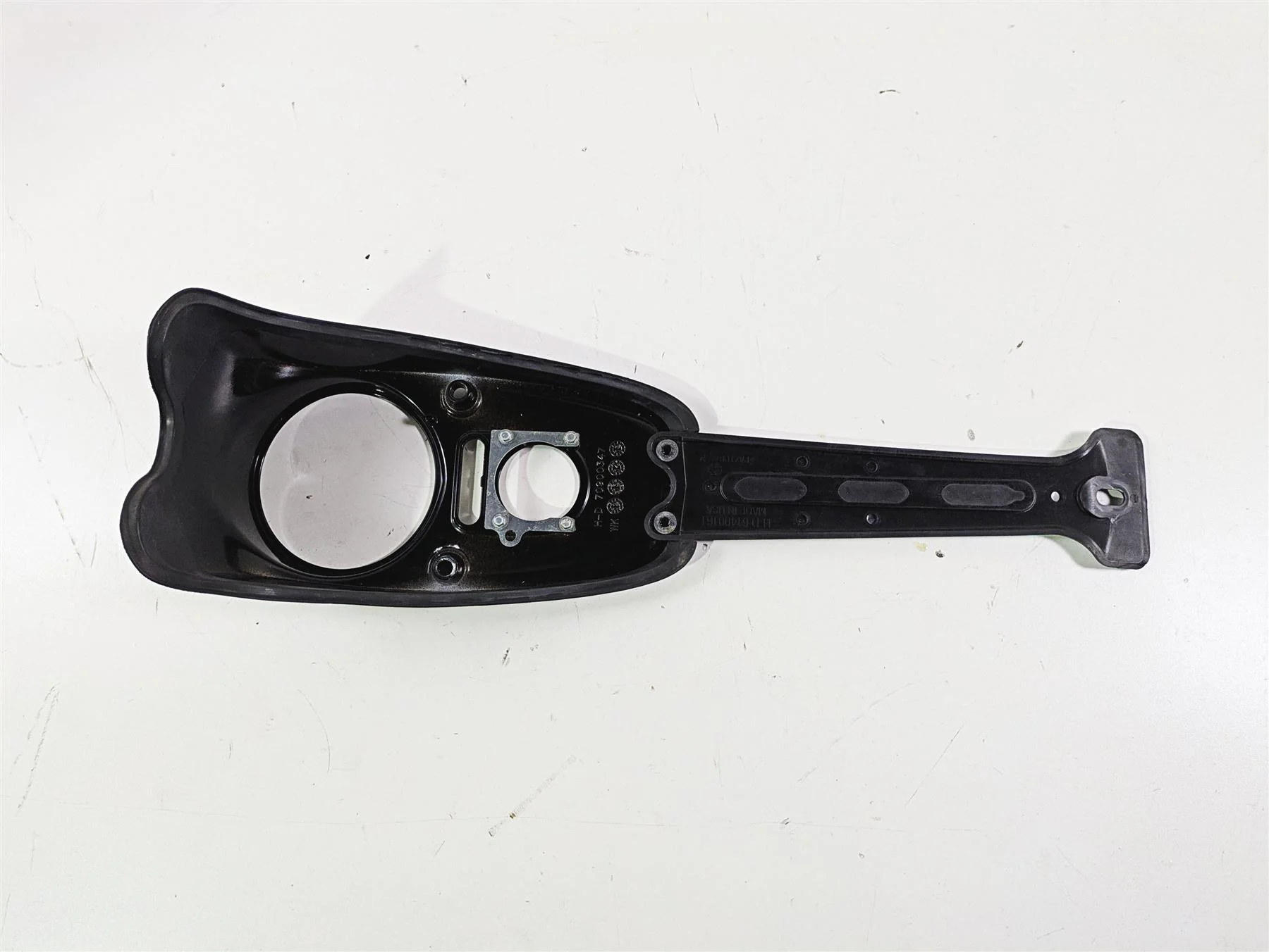 2015 Harley FXDF Dyna Fat Bob Tank Dash Cover Console - Black 70900347 - Image 11