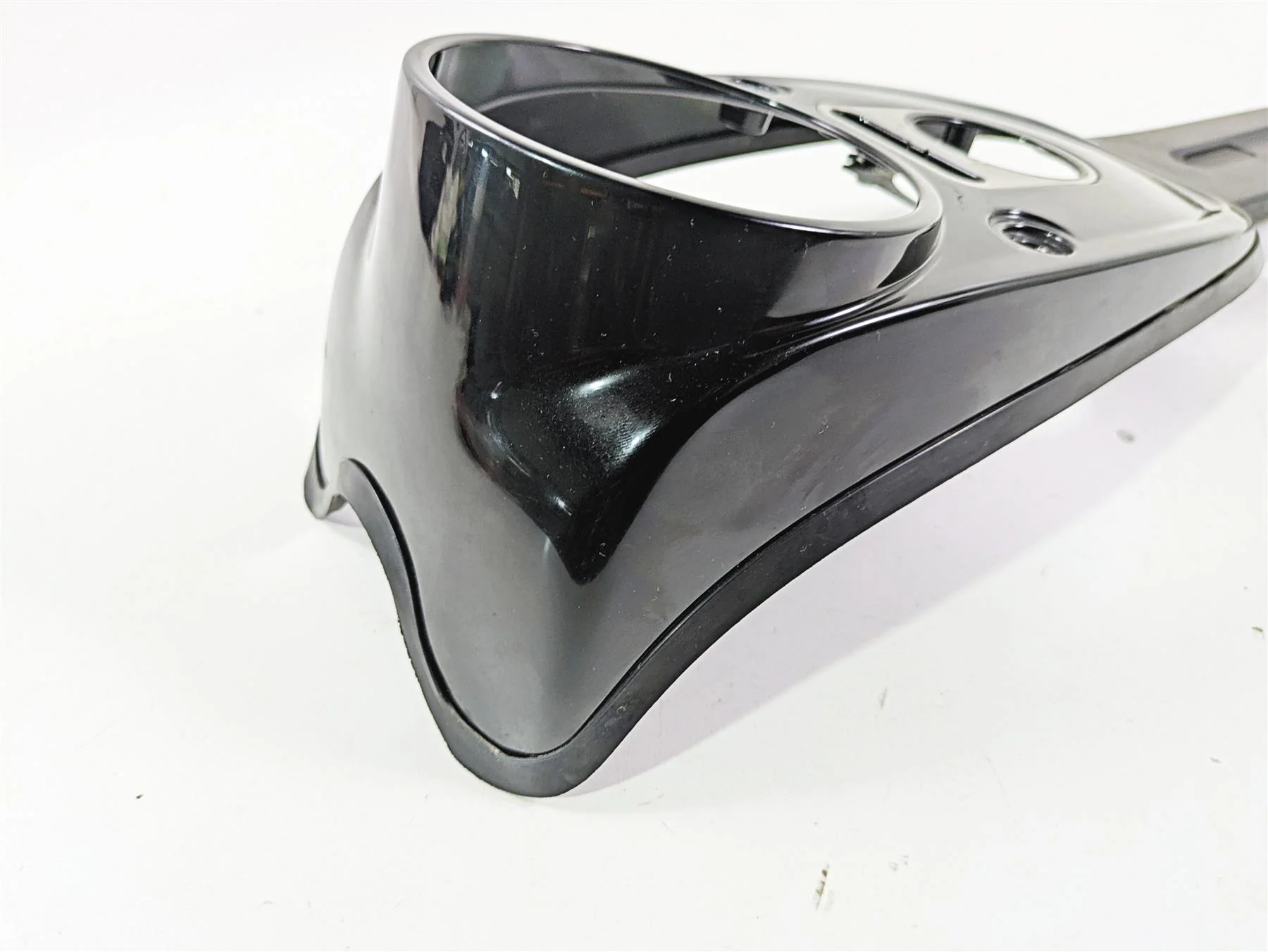 2015 Harley FXDF Dyna Fat Bob Tank Dash Cover Console - Black 70900347 - Image 8
