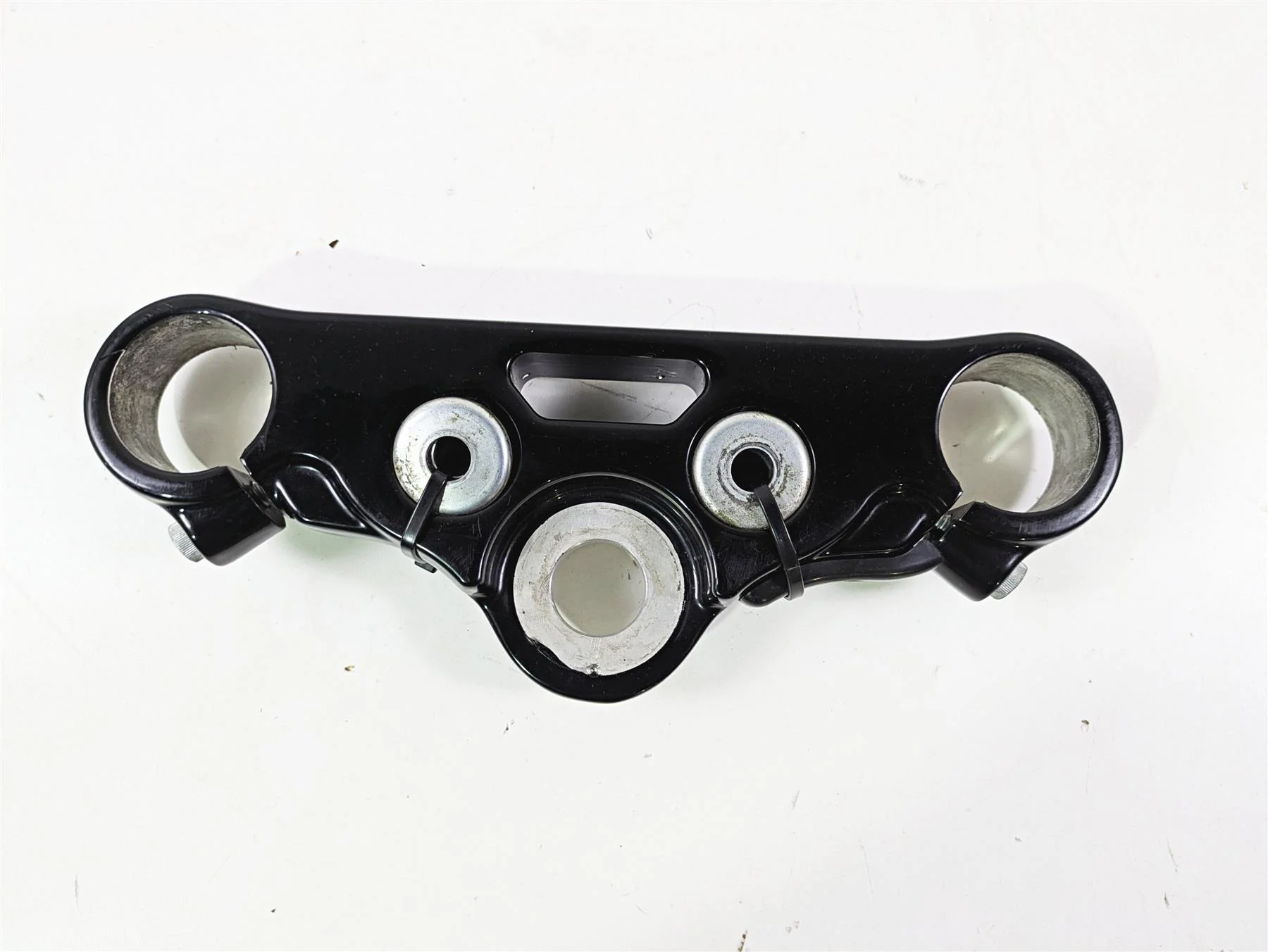 2015 Harley FXDF Dyna Fat Bob Upper Triple Tree Steering Clamp Black 48640-09 - Image 3