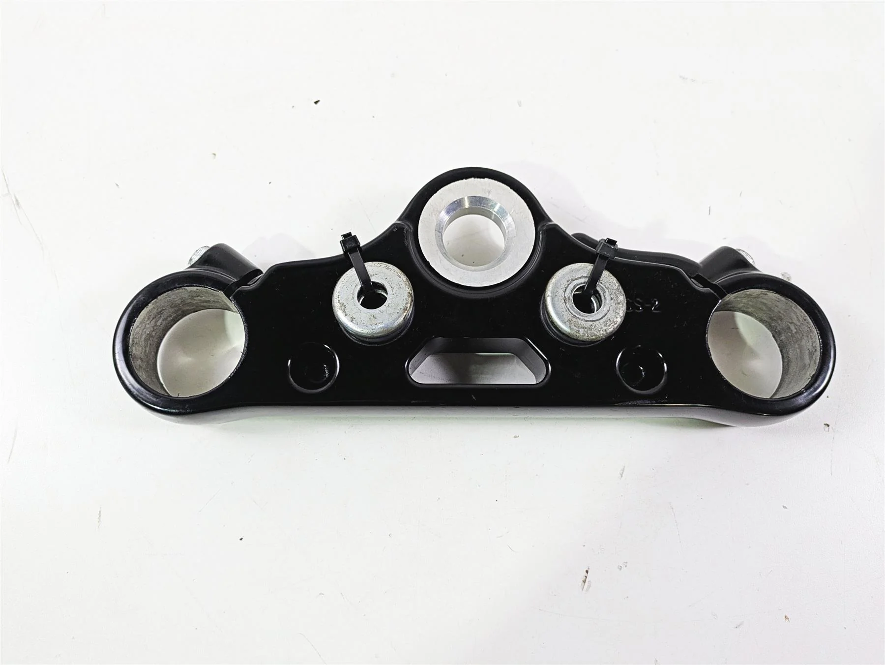 2015 Harley FXDF Dyna Fat Bob Upper Triple Tree Steering Clamp Black 48640-09 - Image 7