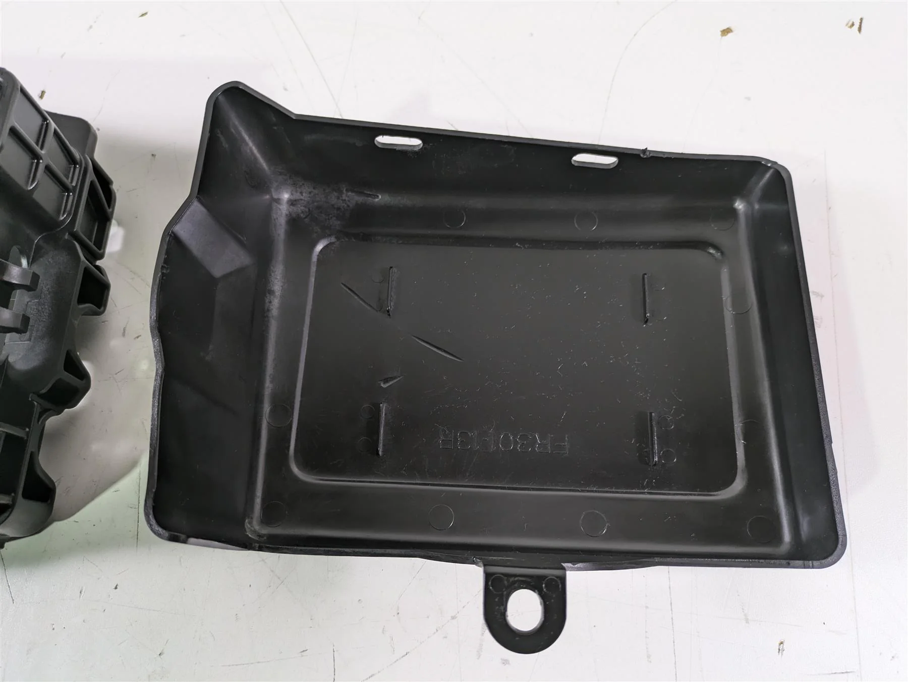 2015 Harley FXDL Dyna Low Rider Battery Tray & Black Cover 70379-06B - Image 6