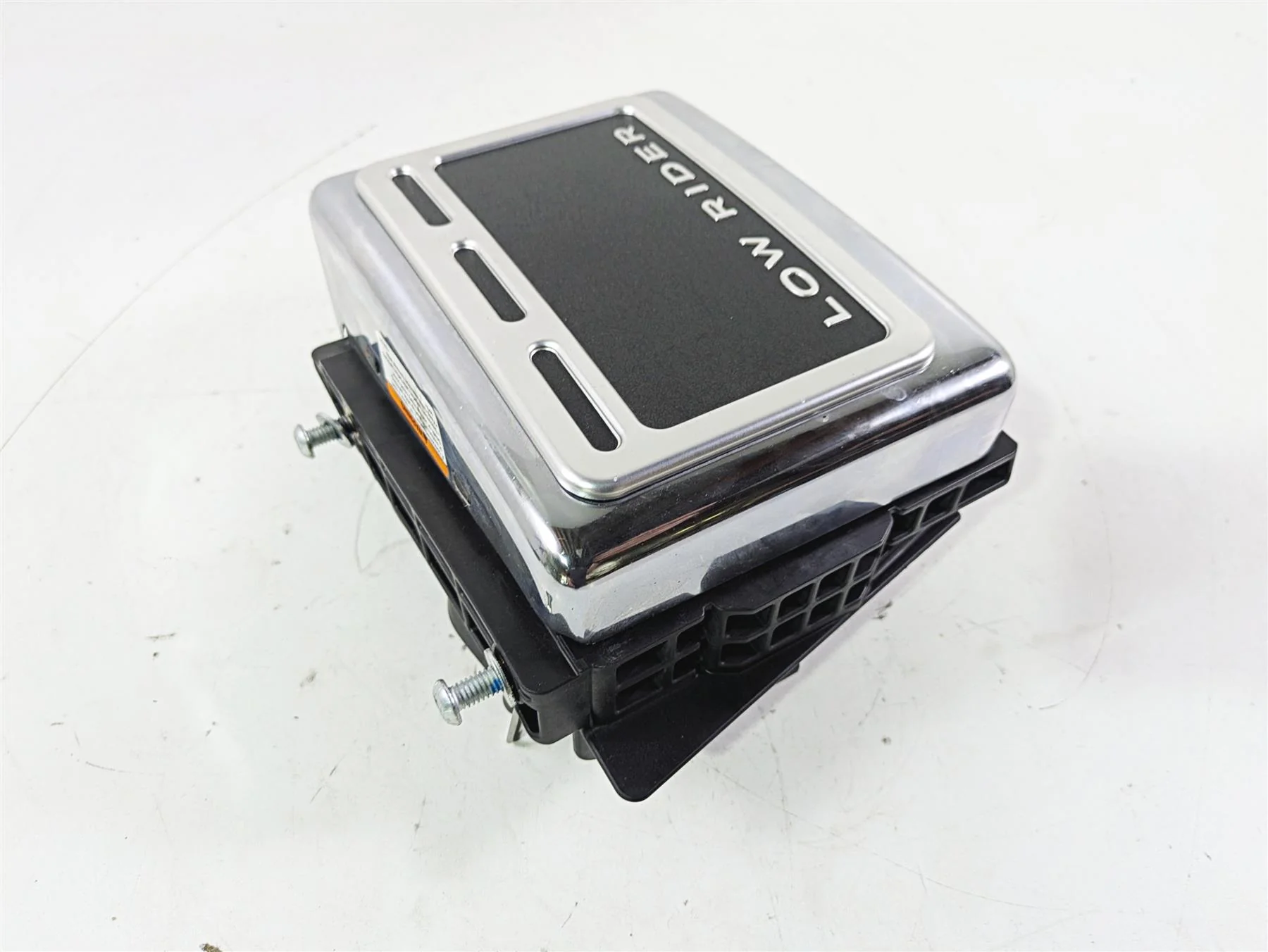 2015 Harley FXDL Dyna Low Rider Battery Tray & Cover 70379-06B - Image 4