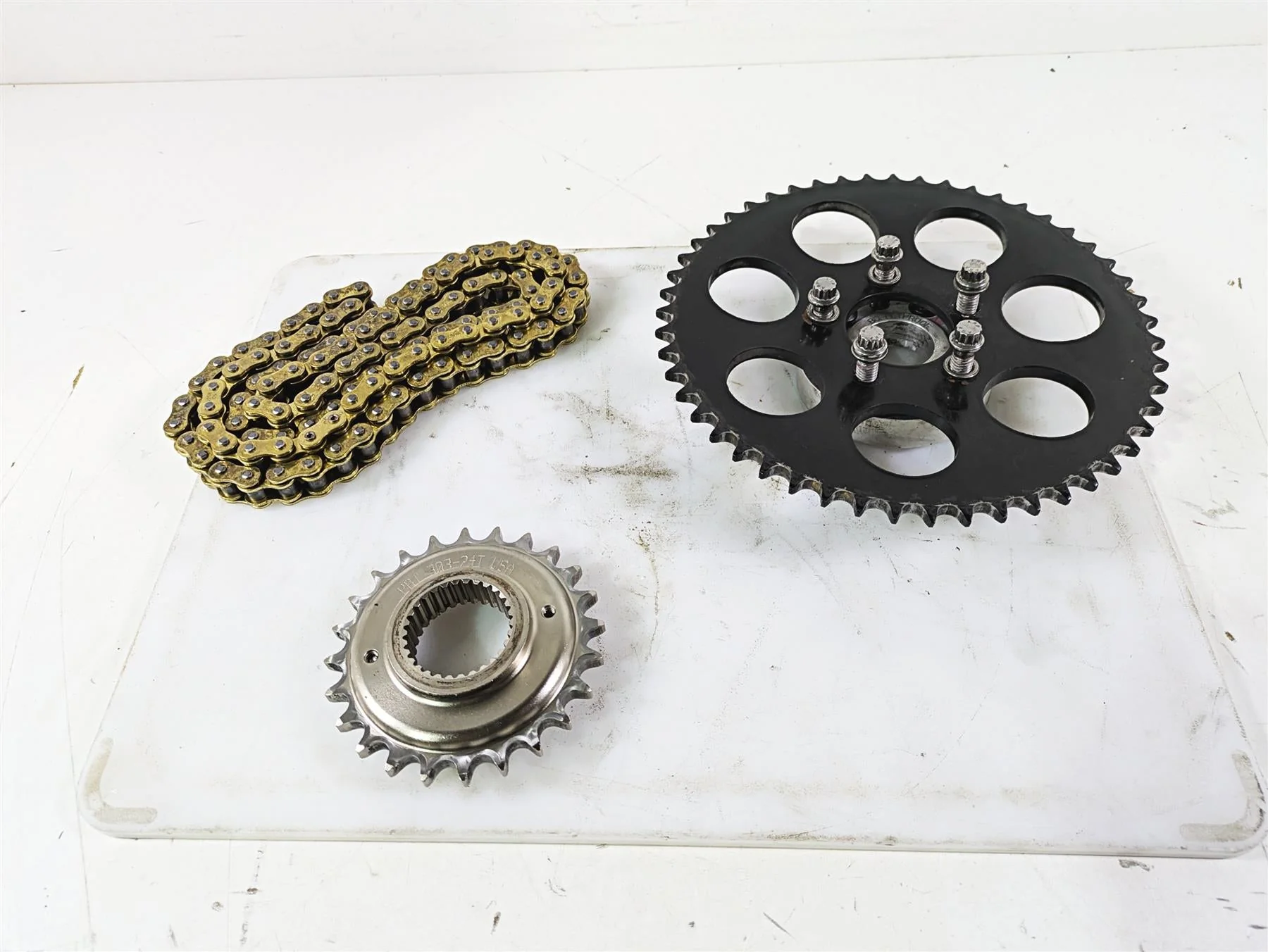 2015 Harley FXDL Dyna Low Rider Bulletproof Chain Sprocket Kit 24T 51T PBT 303