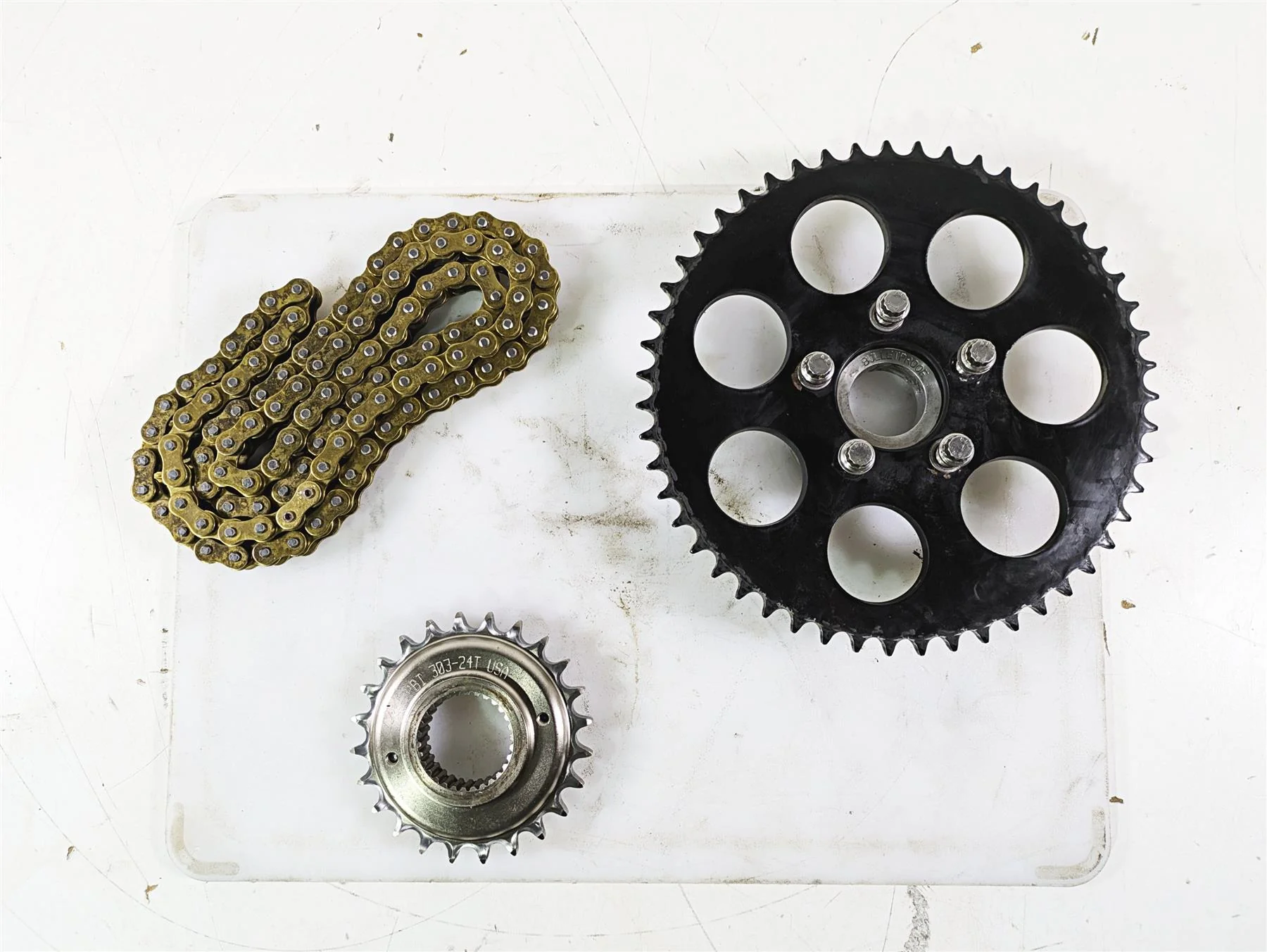 2015 Harley FXDL Dyna Low Rider Bulletproof Chain Sprocket Kit 24T 51T PBT 303 - Image 5
