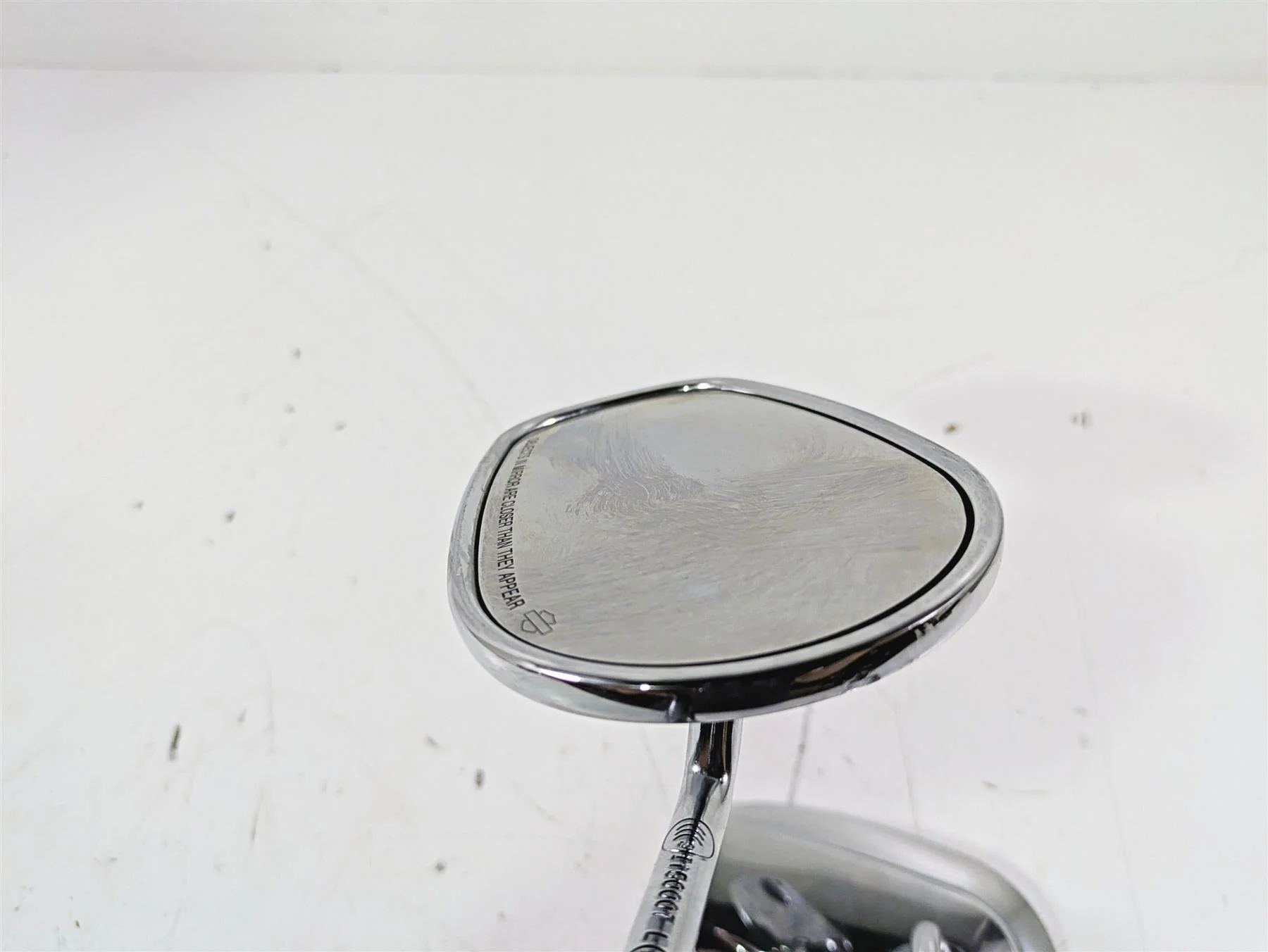 2015 Harley FXDL Dyna Low Rider Chrome Rear View Mirror Set 91840-03B 91845-03B - Image 7