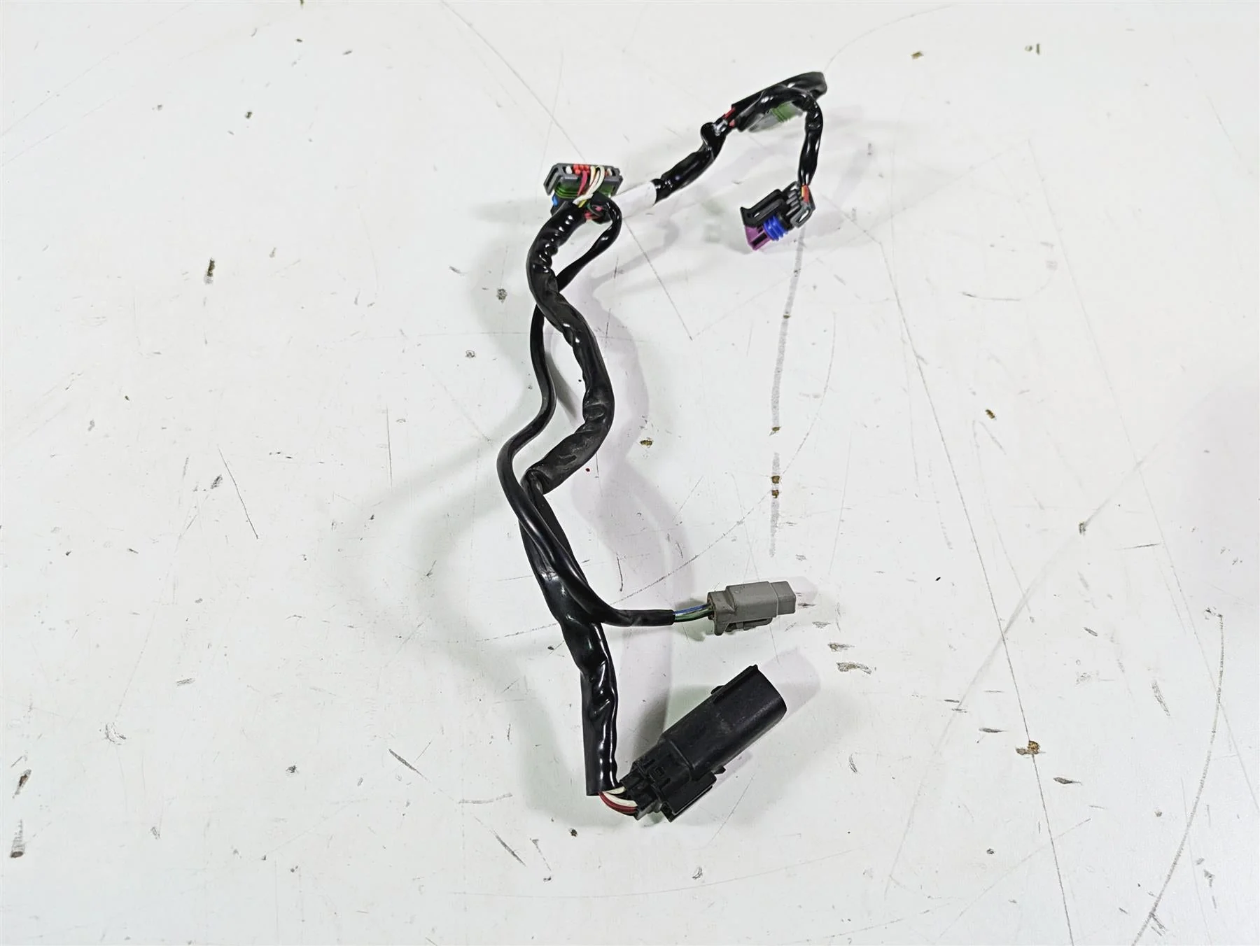 2015 Harley FXDL Dyna Low Rider Dual Gauges Wiring Harness 69200615 - Image 2