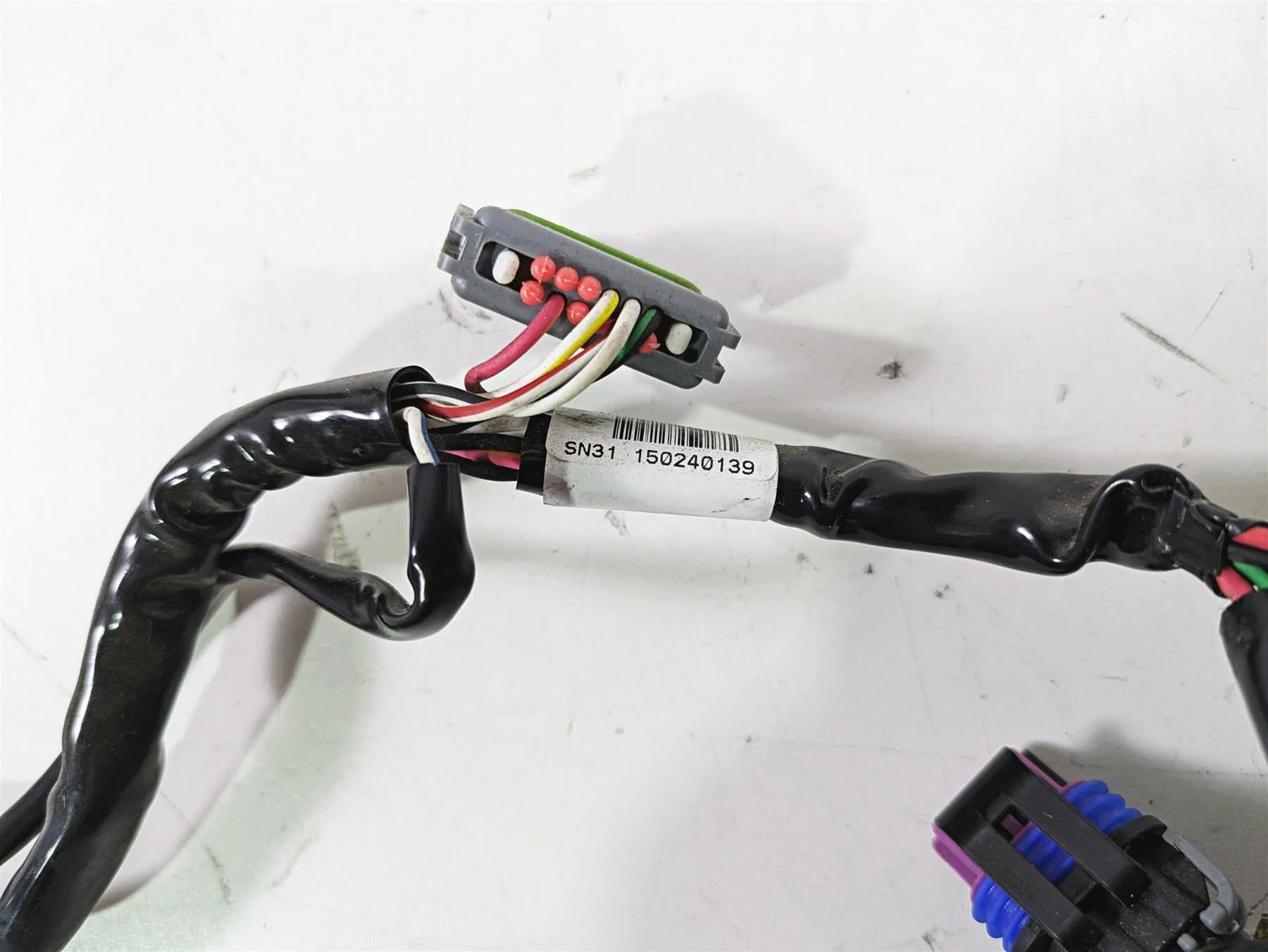2015 Harley FXDL Dyna Low Rider Dual Gauges Wiring Harness 69200615 - Image 6