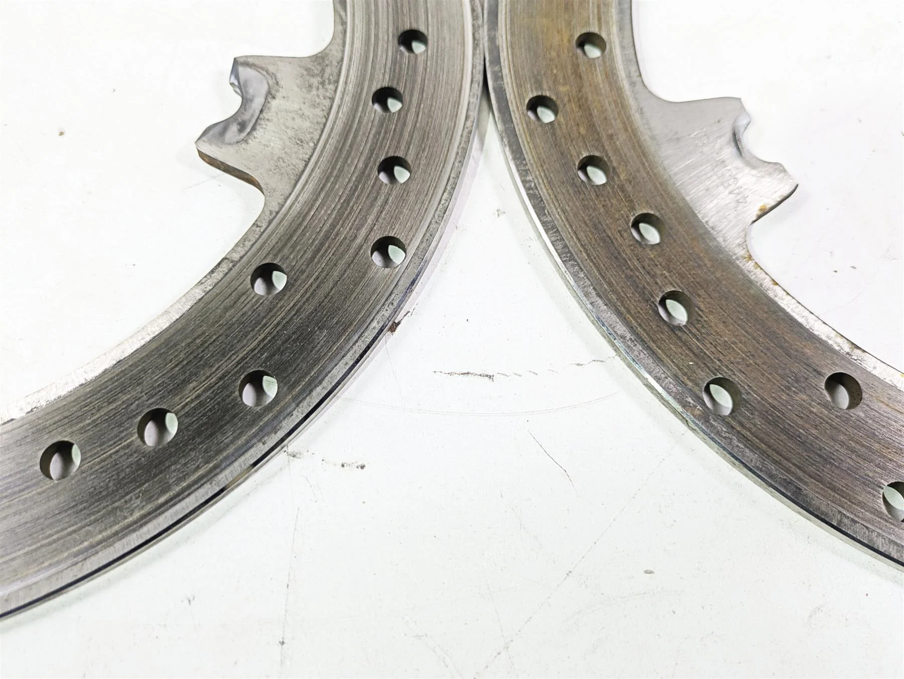 2015 Harley FXDL Dyna Low Rider Front Brake Disc Rotor Set 44553-06A - Image 10