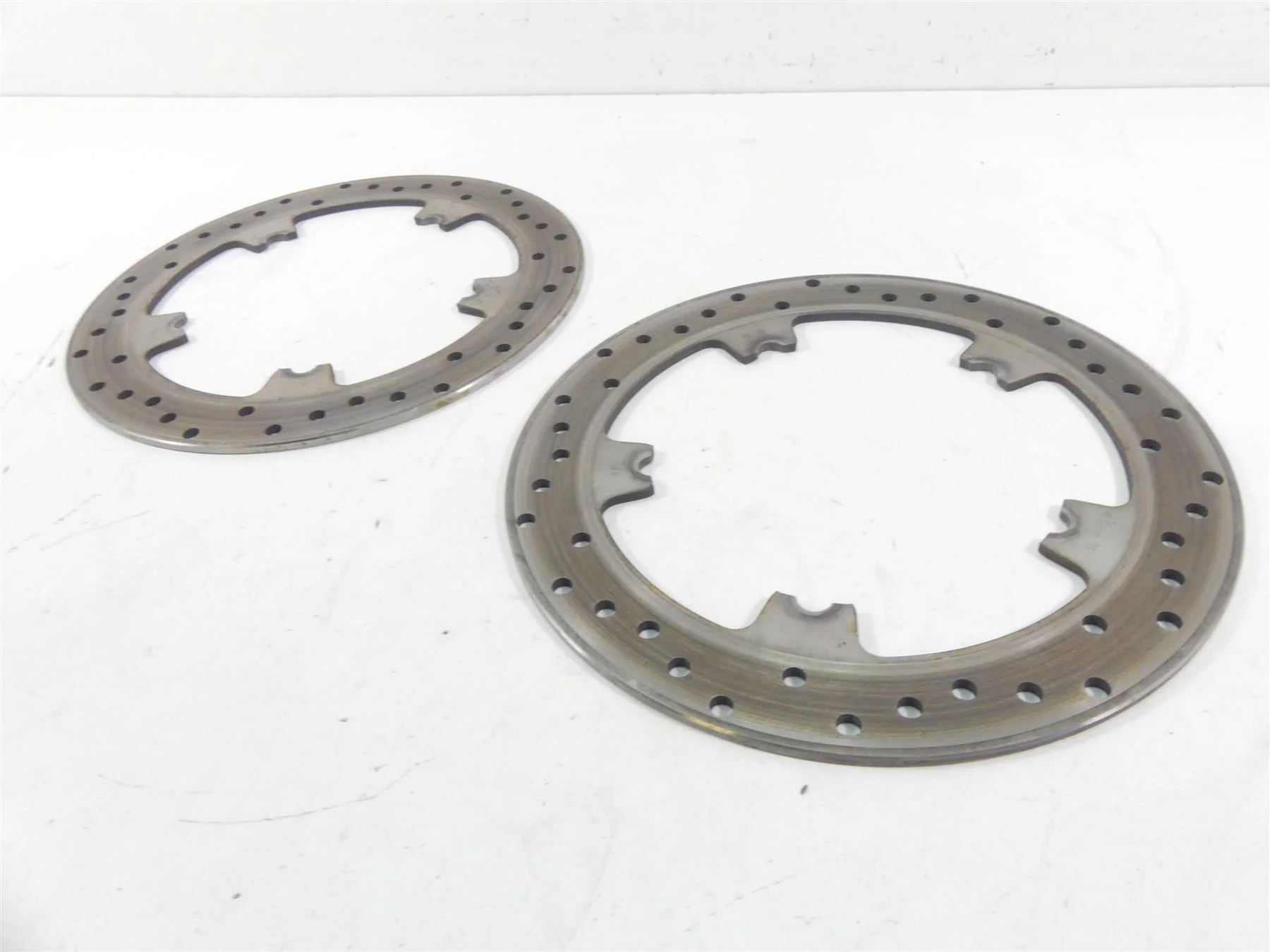 2015 Harley FXDL Dyna Low Rider Front Brake Rotor Disc Set 44553-06A - Image 3