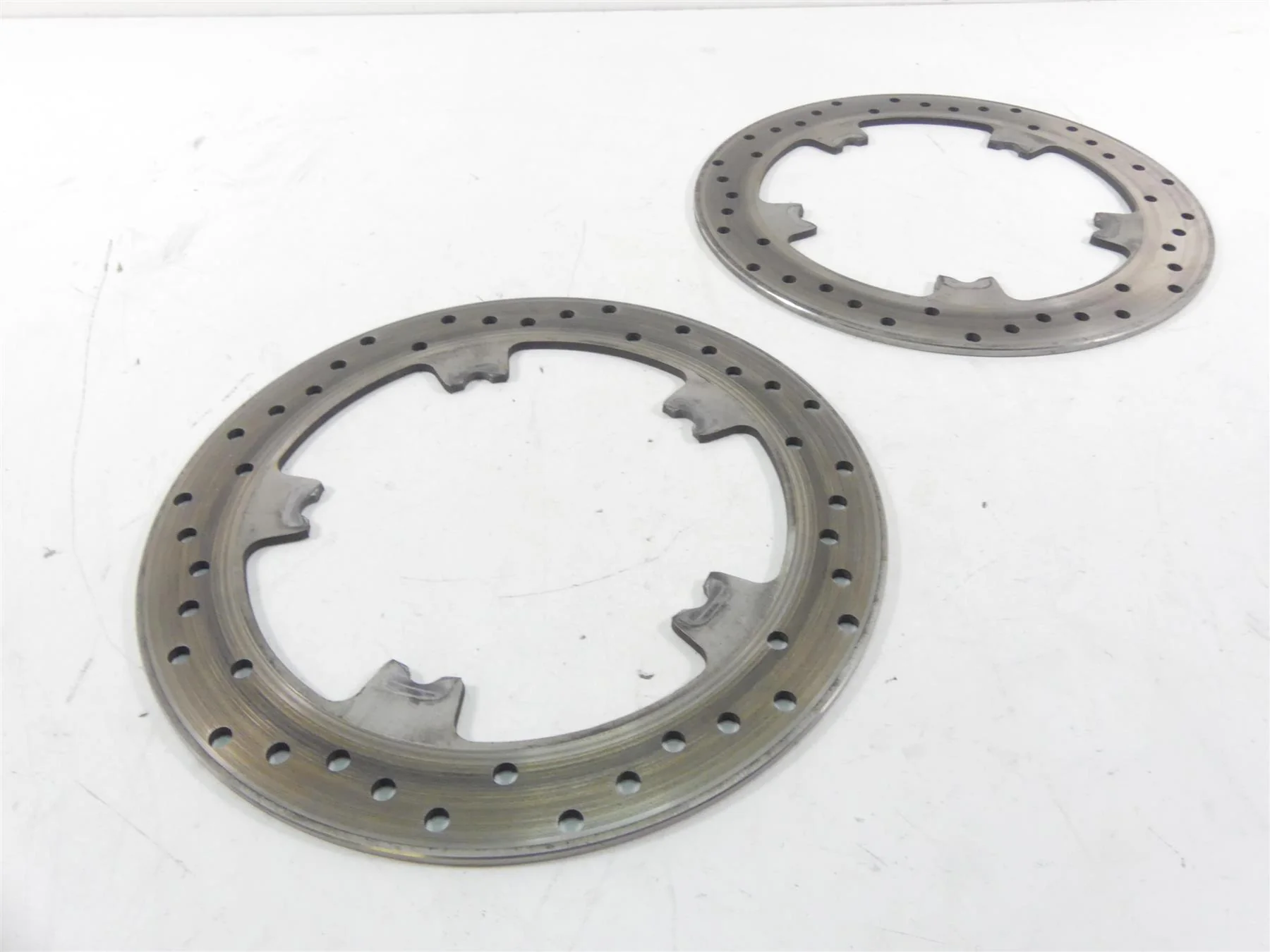 2015 Harley FXDL Dyna Low Rider Front Brake Rotor Disc Set 44553-06A - Image 8