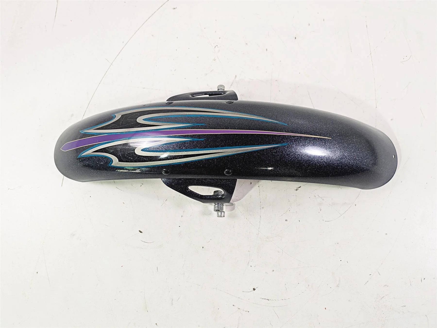 2015 Harley FXDL Dyna Low Rider Front Fender - Black Magic 60139-06B - Image 5