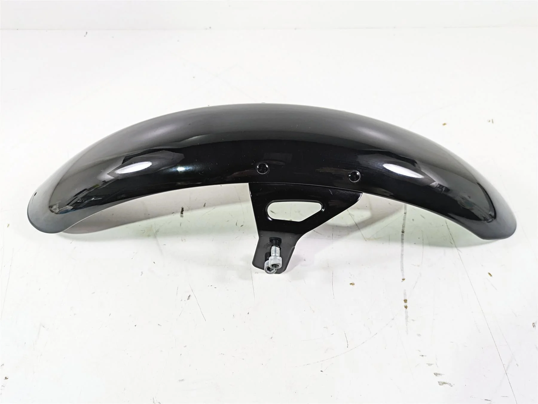 2015 Harley FXDL Dyna Low Rider Front Fender Vivid Black 60139-06B - Image 3