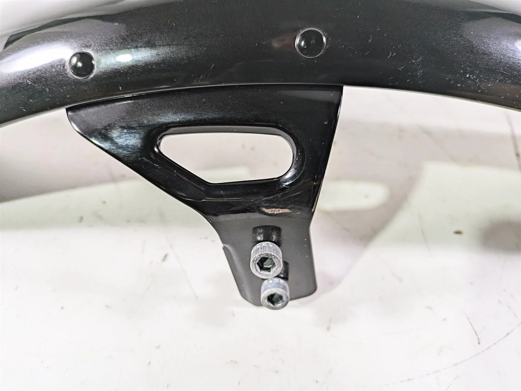 2015 Harley FXDL Dyna Low Rider Front Fender Vivid Black 60139-06B - Image 6