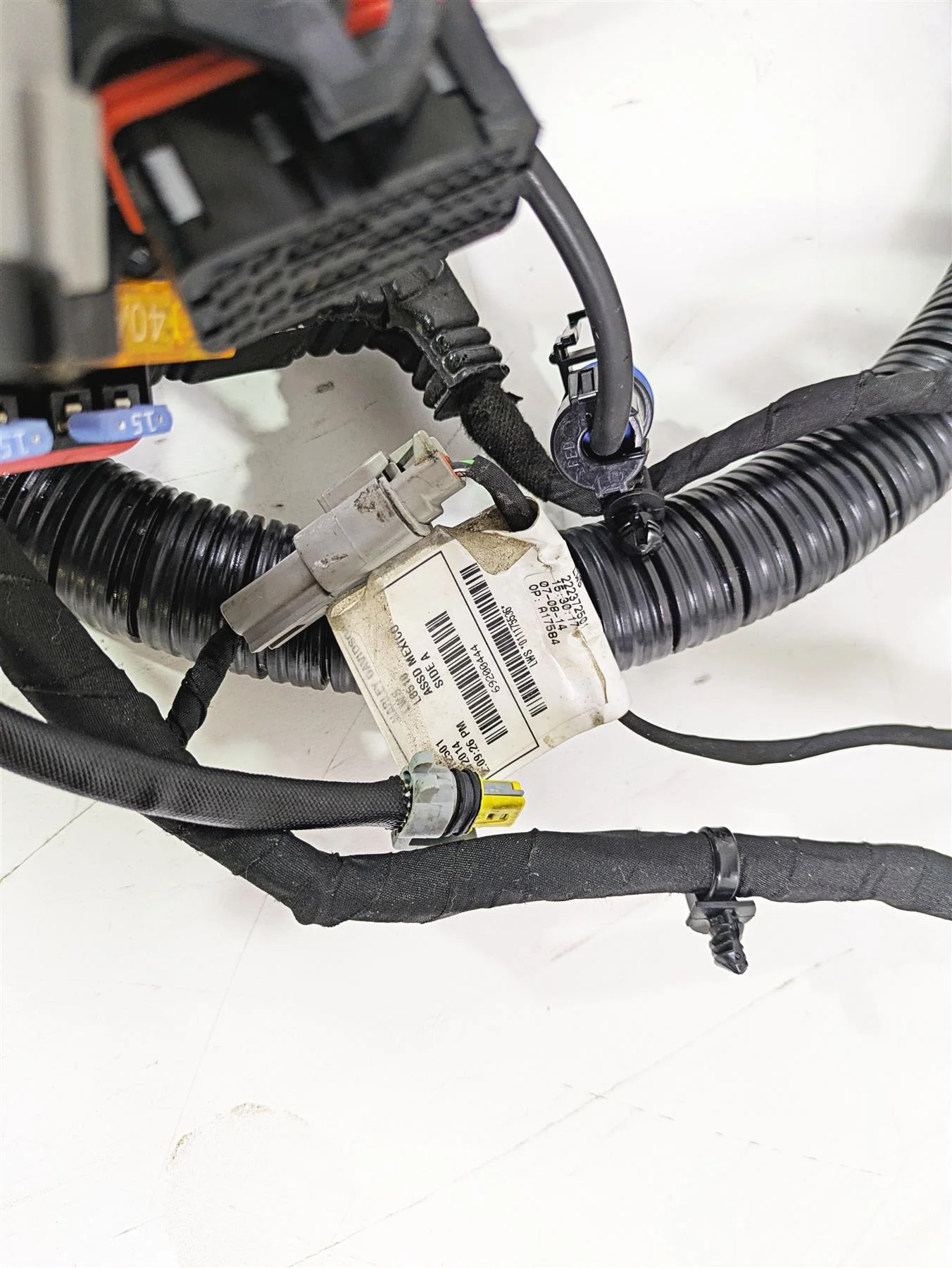 2015 Harley FXDL Dyna Low Rider Main Wiring Harness Loom - NO ABS 71072-12A - Image 4