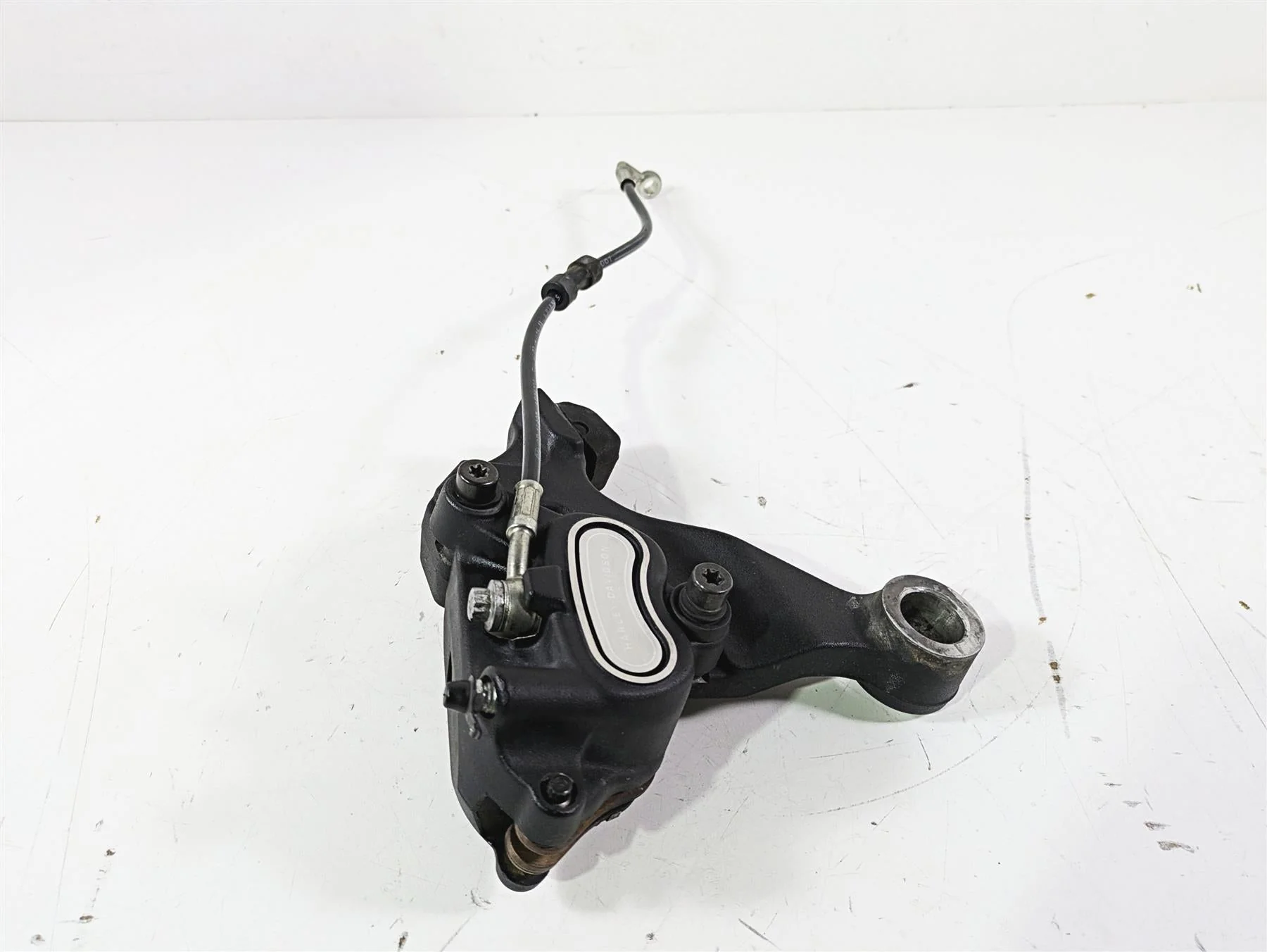 2015 Harley FXDL Dyna Low Rider Nice Rear Brake Caliper & 25mm Bracket 40908-08 - Image 3