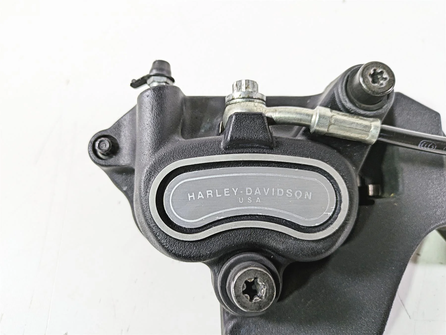 2015 Harley FXDL Dyna Low Rider Nice Rear Brake Caliper & 25mm Bracket 40908-08 - Image 7