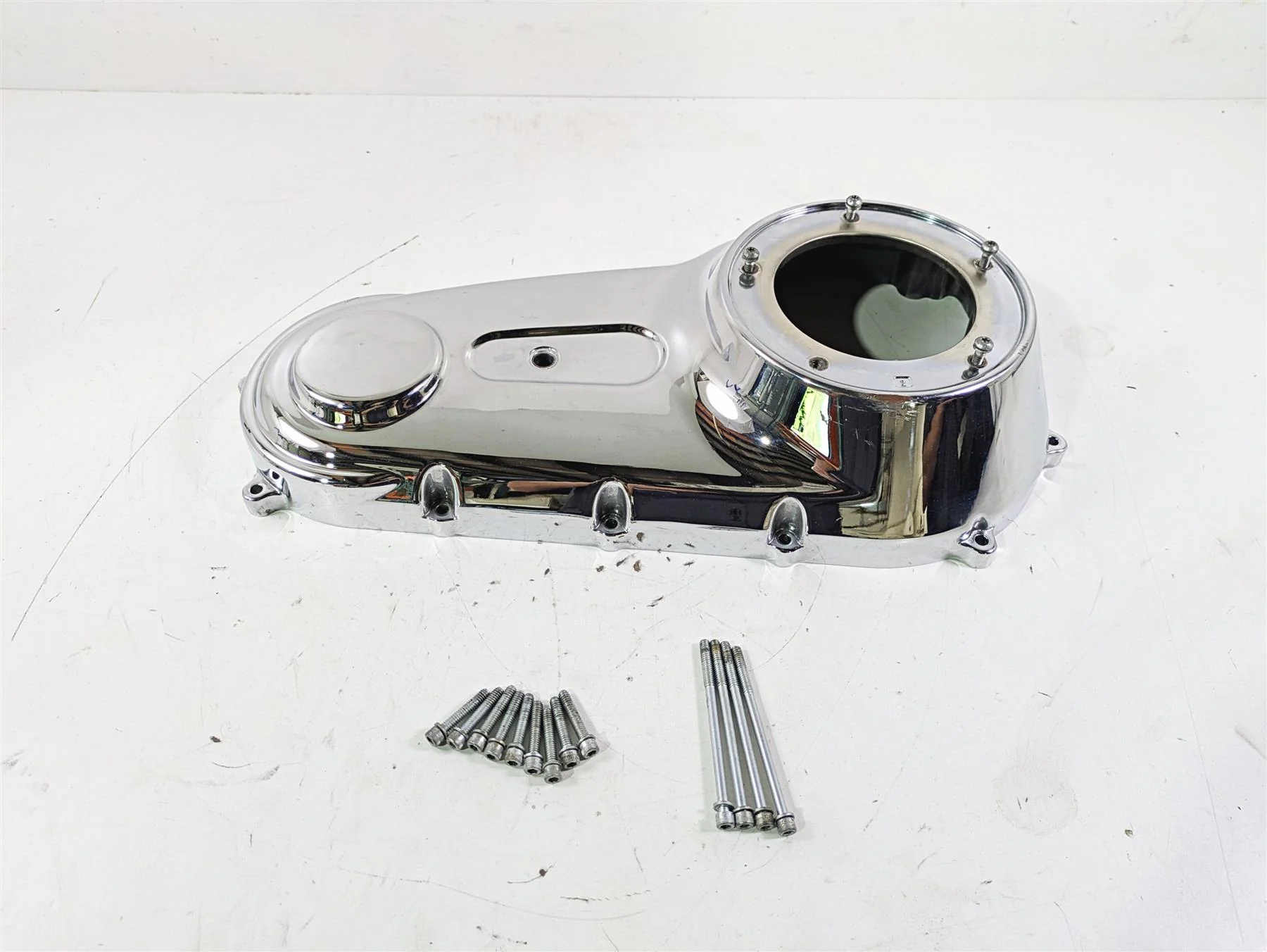 2015 Harley FXDL Dyna Low Rider Outer Primary Drive Clutch Cover -Mid 60761-06A - Image 11