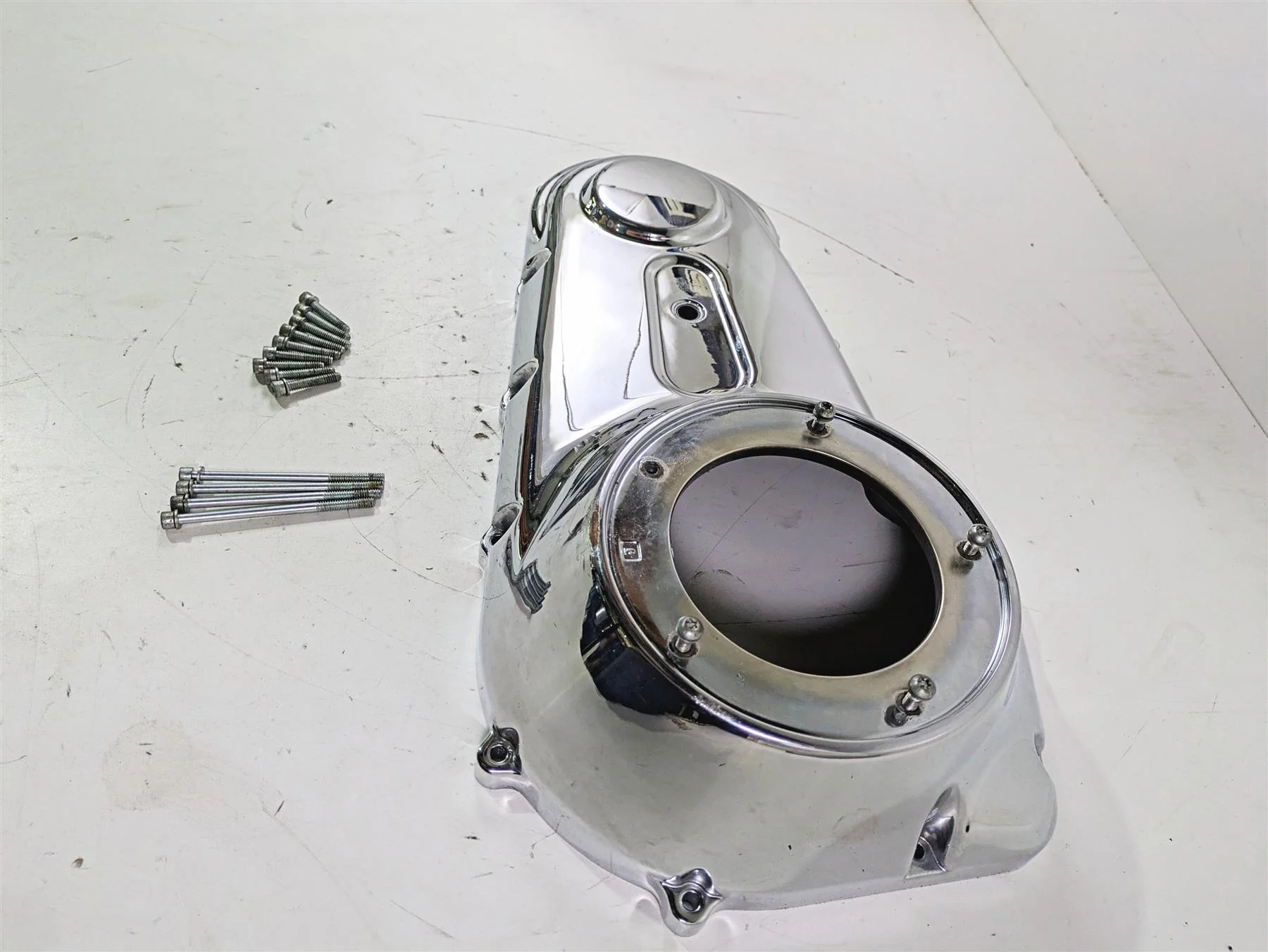 2015 Harley FXDL Dyna Low Rider Outer Primary Drive Clutch Cover -Mid 60761-06A - Image 12