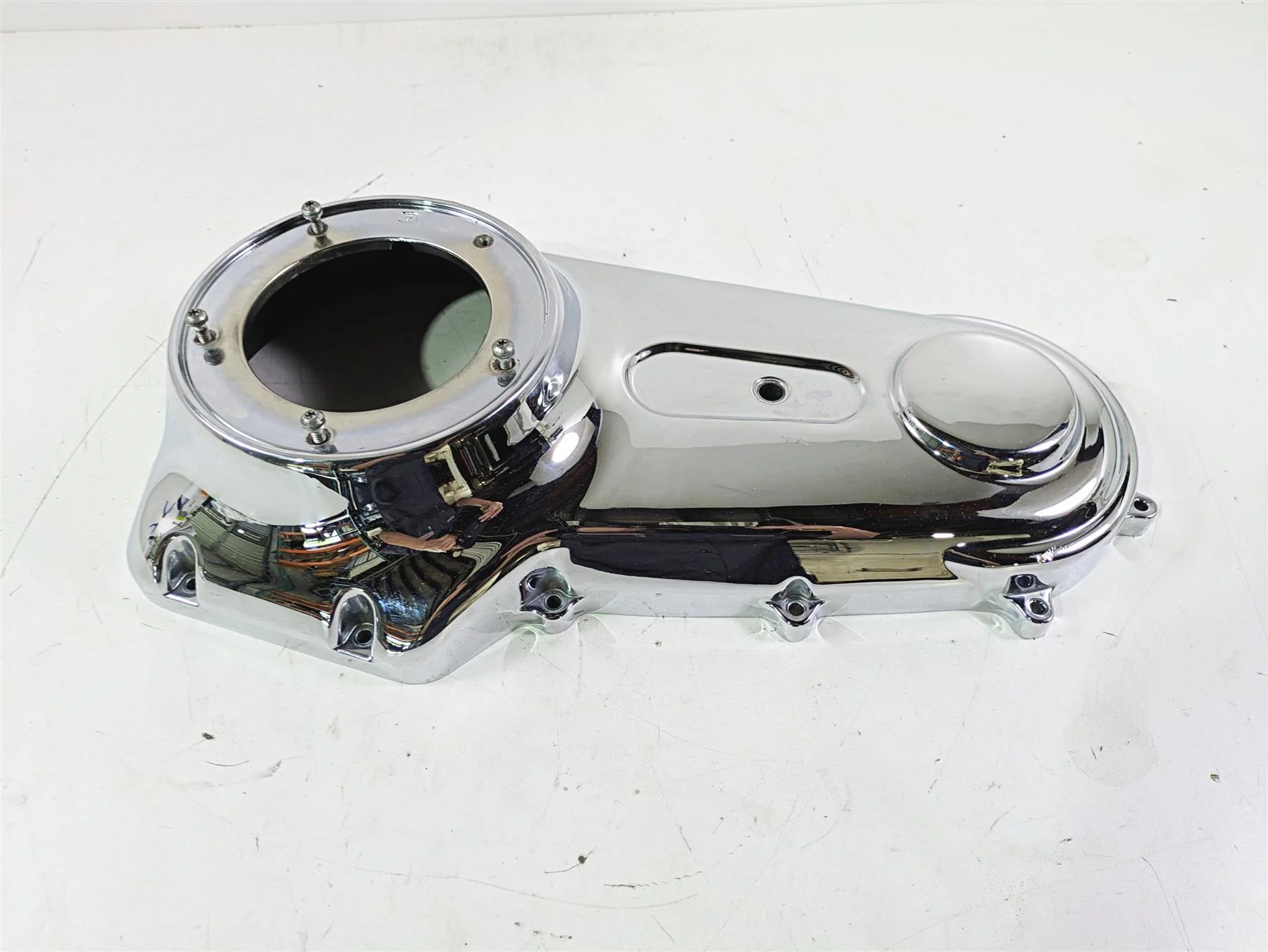 2015 Harley FXDL Dyna Low Rider Outer Primary Drive Clutch Cover -Mid 60761-06A - Image 6
