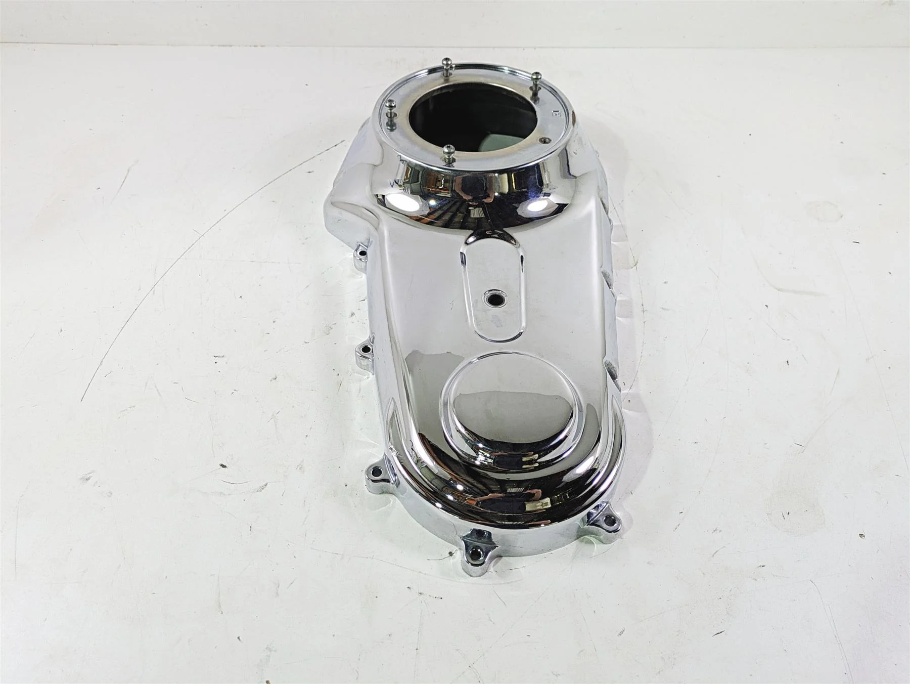 2015 Harley FXDL Dyna Low Rider Outer Primary Drive Clutch Cover -Mid 60761-06A - Image 7