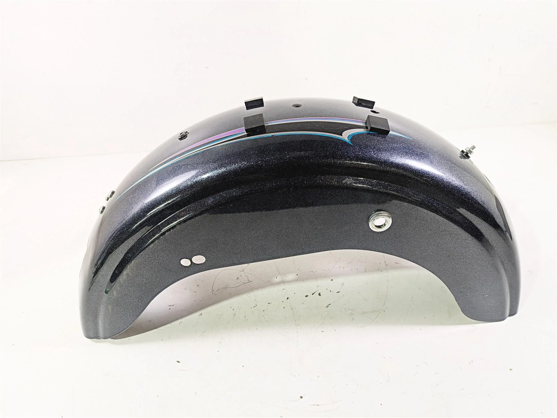 2015 Harley FXDL Dyna Low Rider Rear Fender - Black Magic - Small Dent 59634-06A