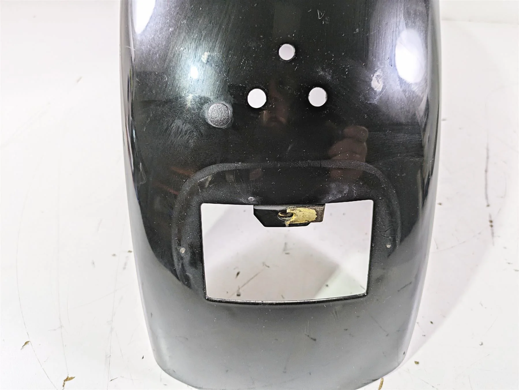 2015 Harley FXDL Dyna Low Rider Rear Fender Vivid Black 59634-06A - Image 8