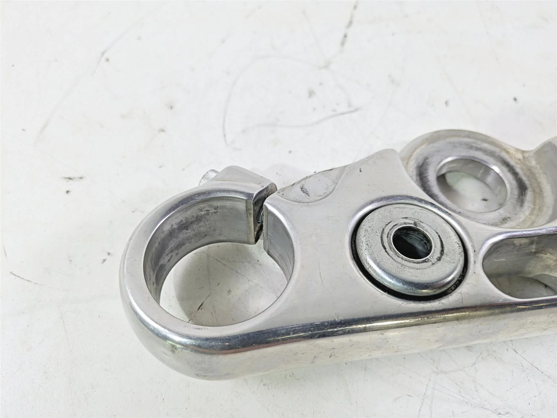 2015 Harley FXDL Dyna Low Rider Upper Triple Tree Steering Clamp 49mm 46278-08 - Image 9