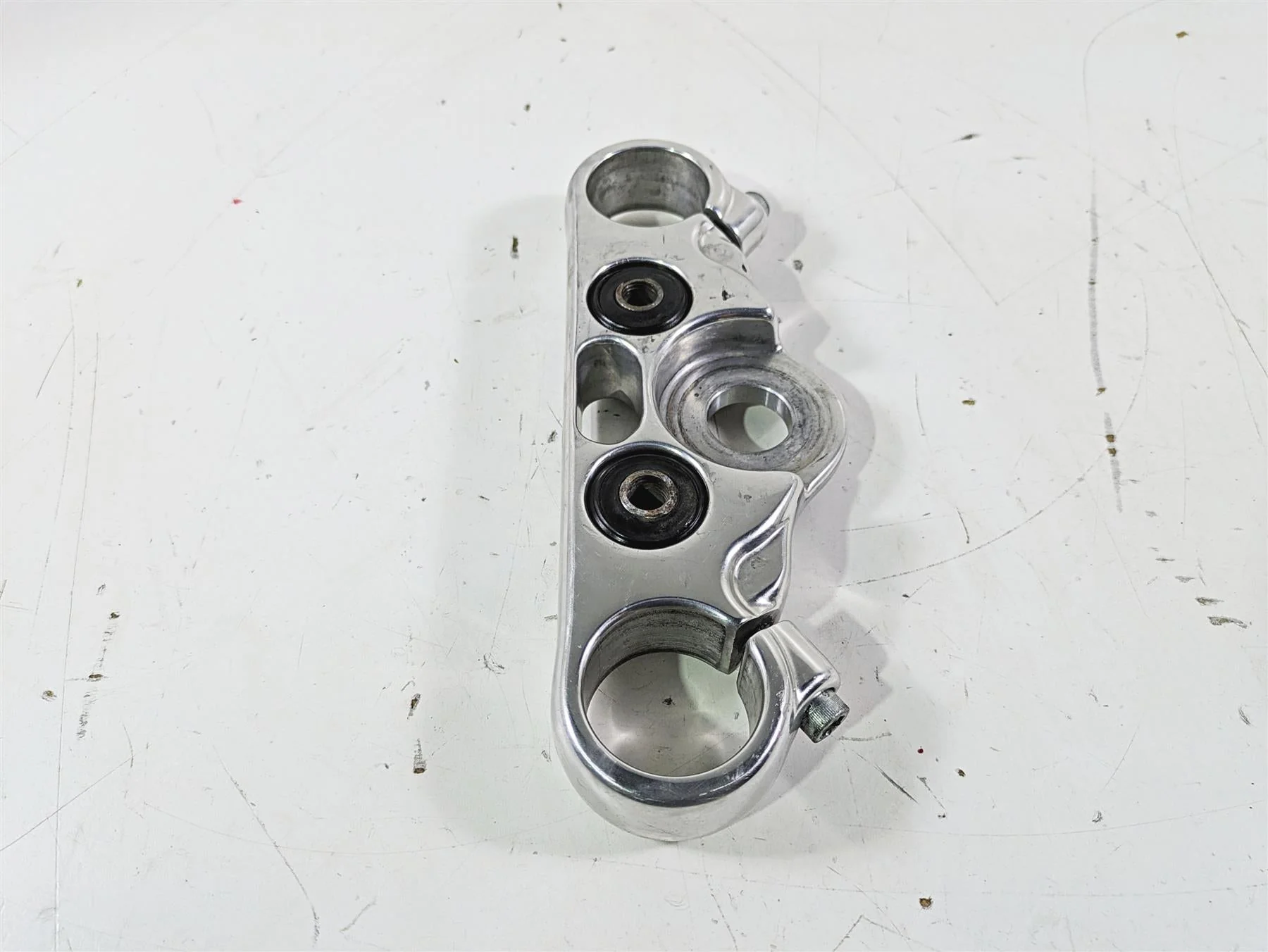 2015 Harley FXDL Dyna Low Rider Upper Triple Tree Steering Clamp 49mm 46278-08 - Image 4