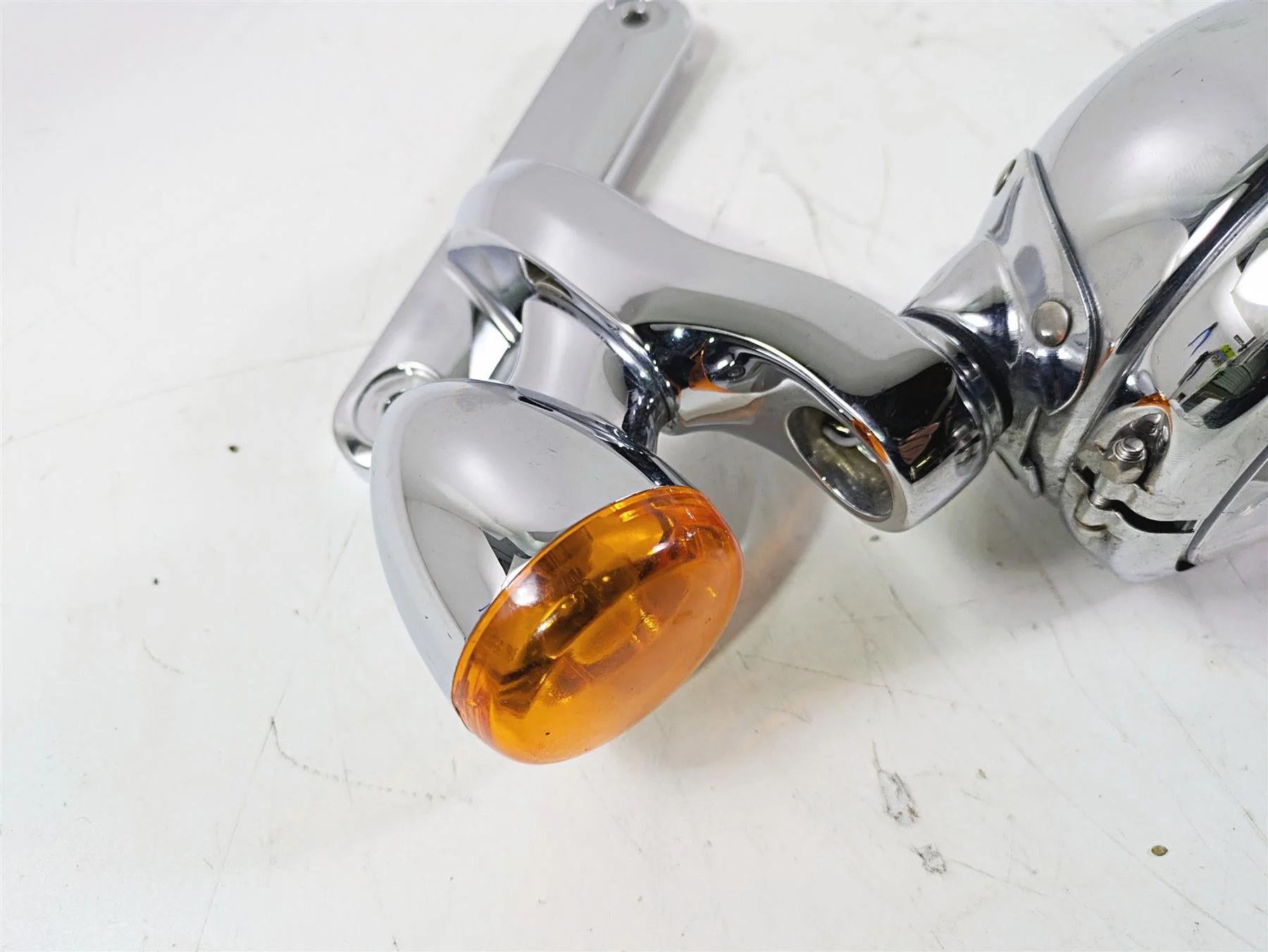 2015 Harley Touring FLHTKL E -Glide Low Front Spot Light Blinker Set 68000021 - Image 8