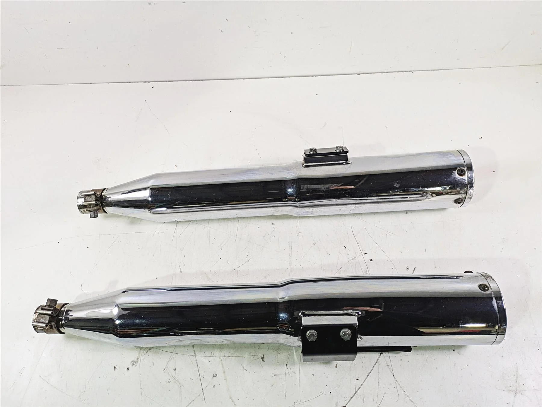 2015 Harley Touring FLHTKL E -Glide Low HI Output Vance Hines Slip On Exhaust Muffler 16455 - Image 3