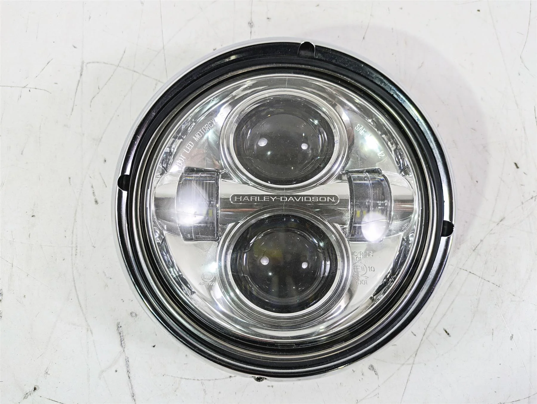 2015 Harley Touring FLHTKL E -Glide Low Led Headlight Head Light Lamp 67700060 - Image 5