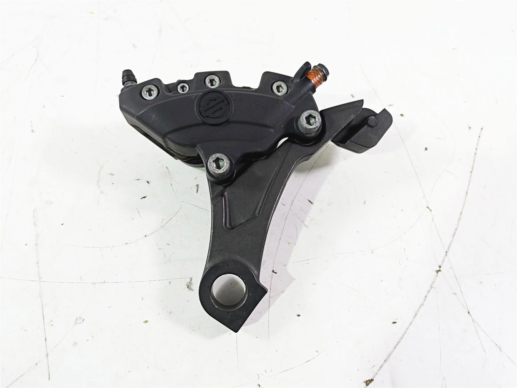 2015 Harley Touring FLHTKL E -Glide Low Rear Brake Caliper & Bracket 44080-08C