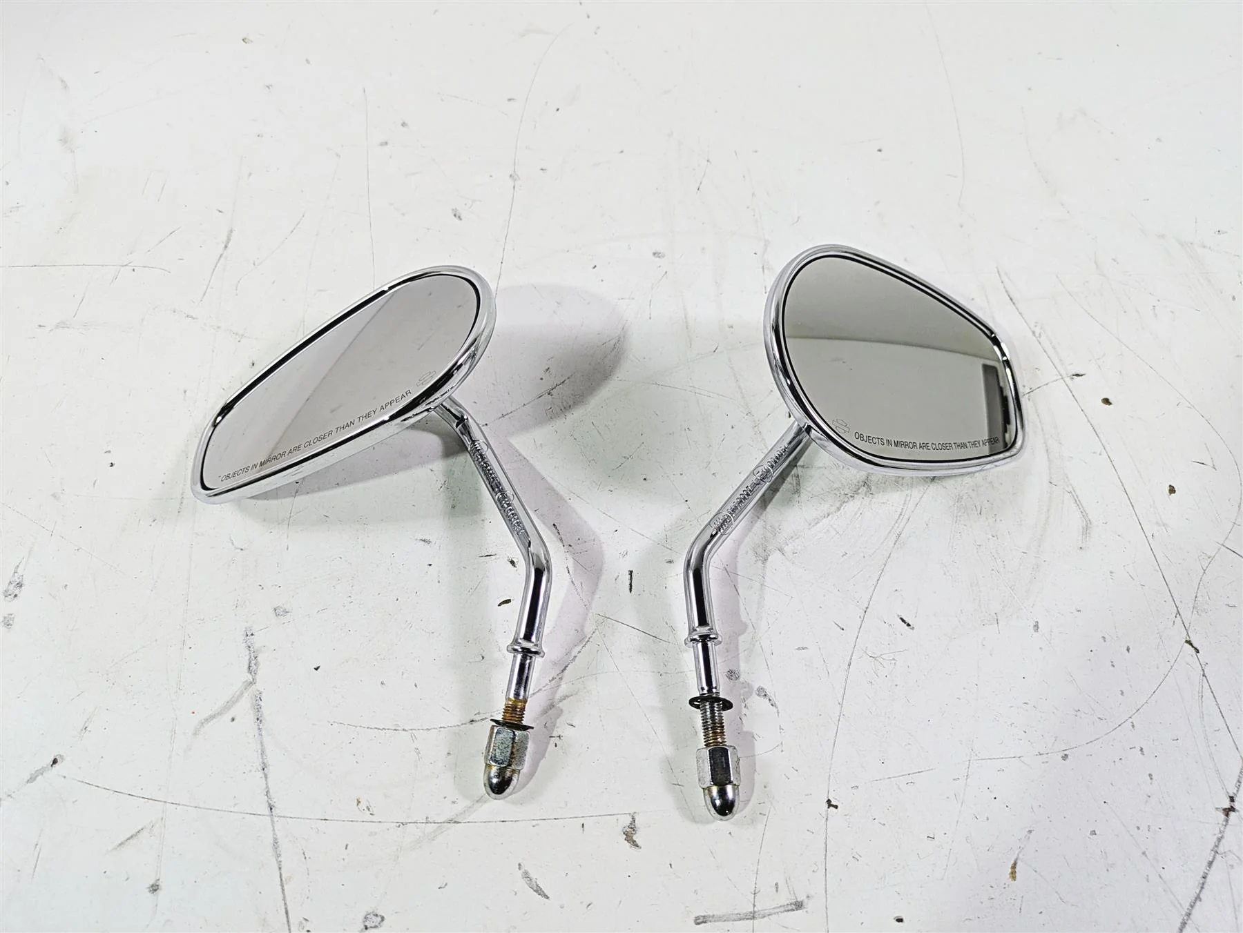2015 Harley Touring FLHTKL E -Glide Low Rear View Mirror Set 91840-03B 91845-03B