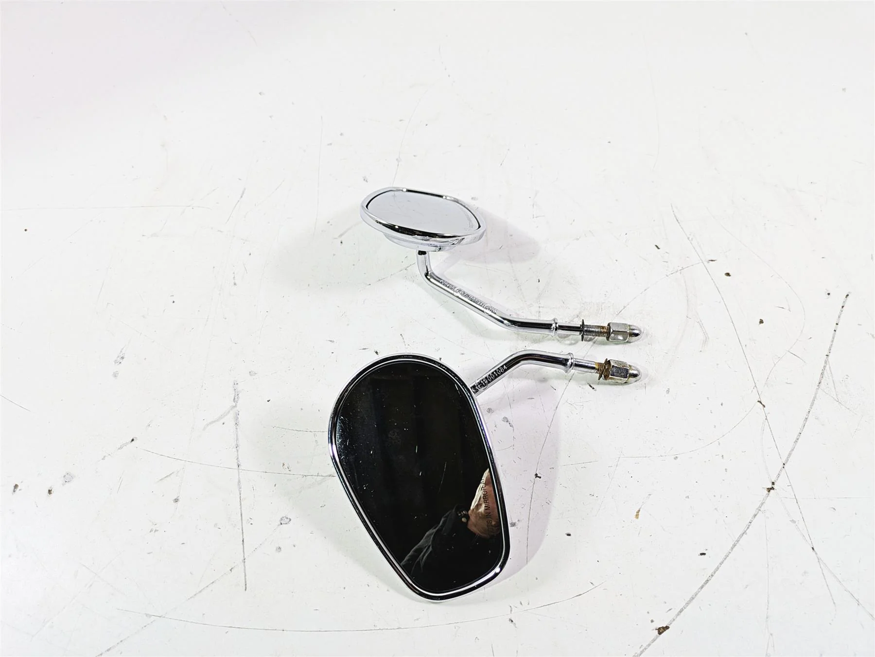 2015 Harley Touring FLHTKL E -Glide Low Rear View Mirror Set 91840-03B 91845-03B - Image 4