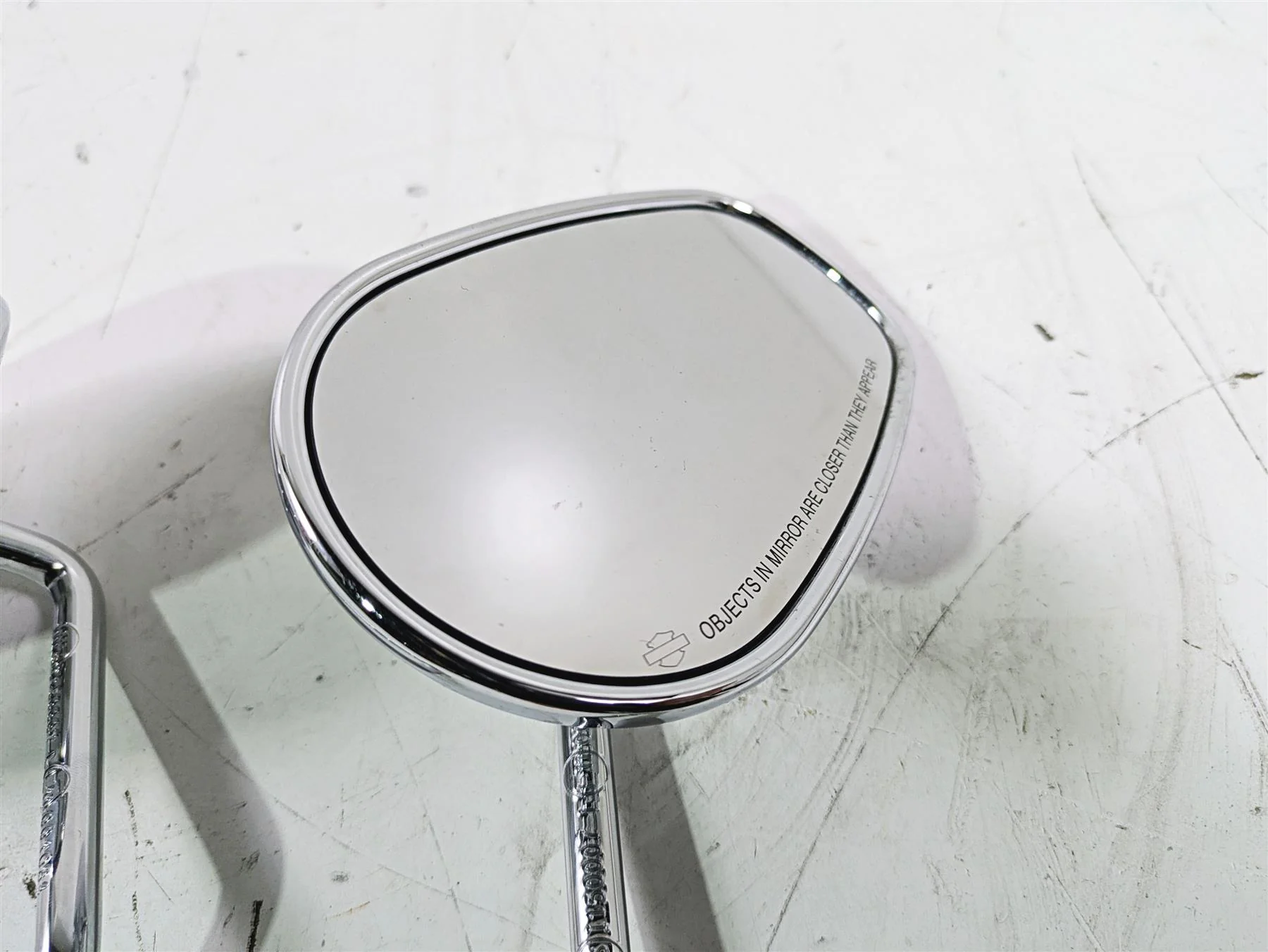 2015 Harley Touring FLHTKL E -Glide Low Rear View Mirror Set 91840-03B 91845-03B - Image 5