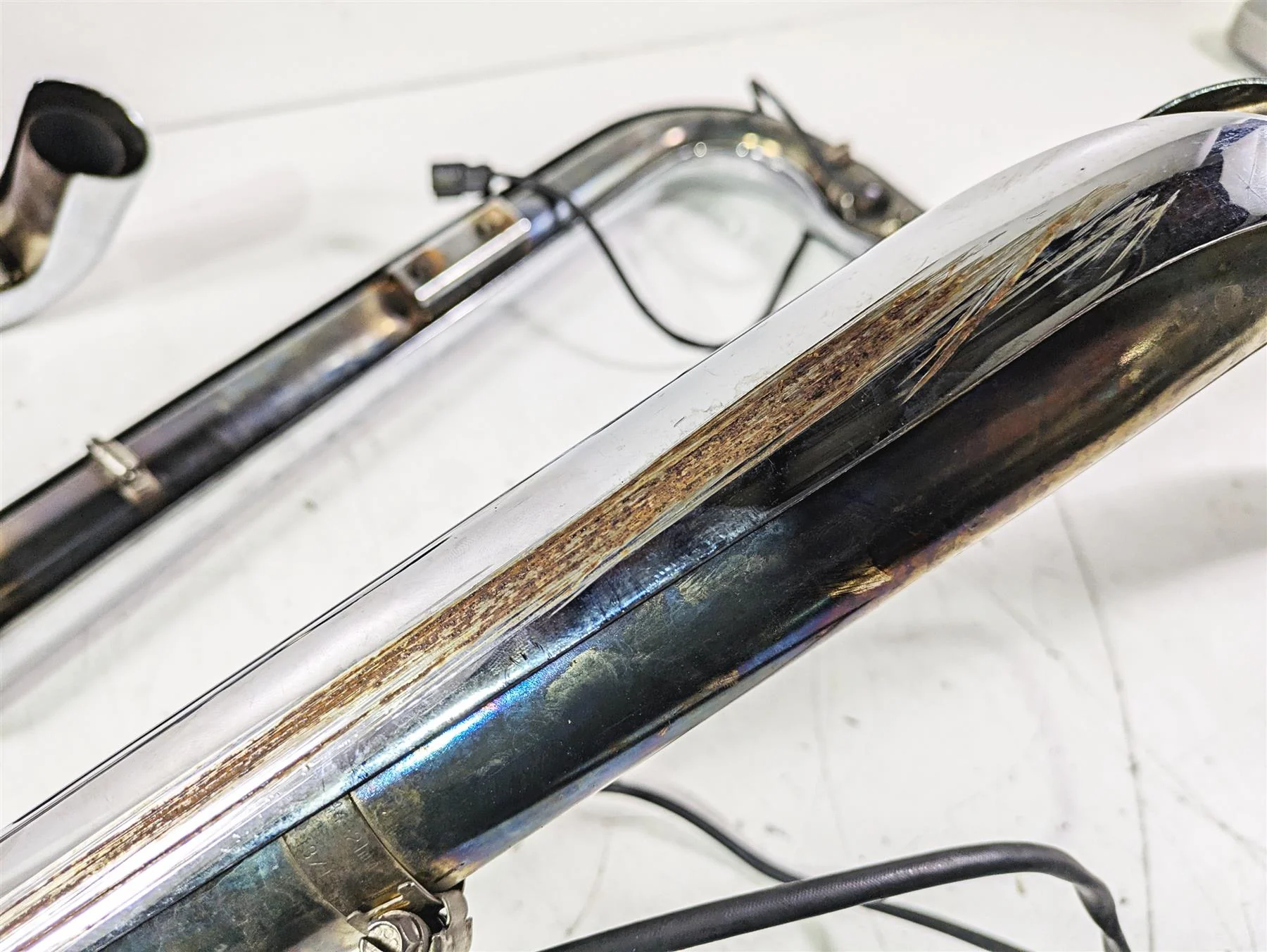 2015 Harley Touring FLHTKL E -Glide Low Vance Hines Dresser Duals Headers 16752 - Image 12