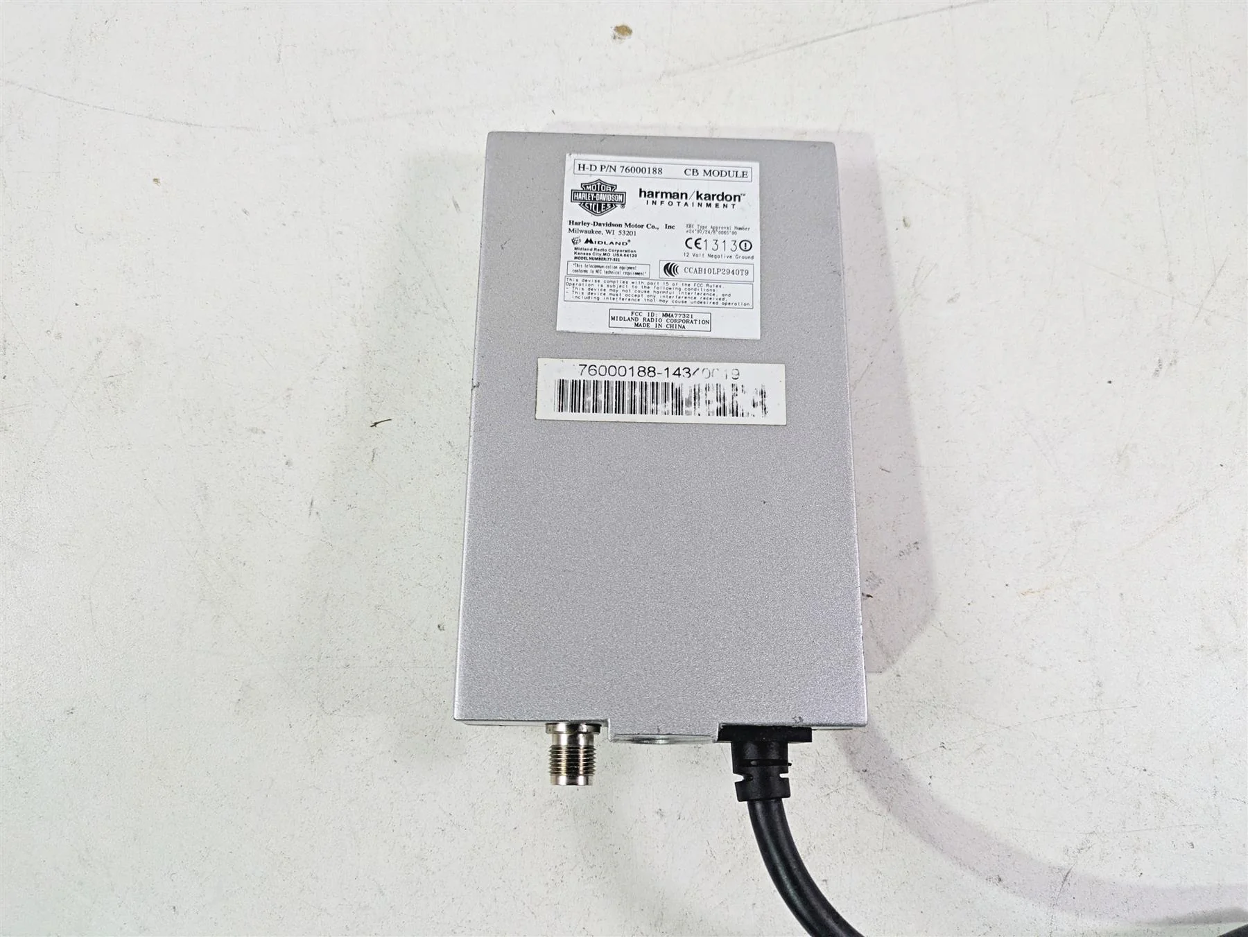 2015 Harley Touring FLHTKL Electra Glide Cb Module Unit Ecu 76000188 - Image 6