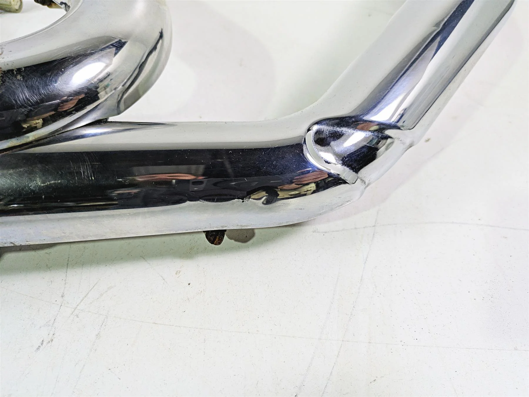 2015 Harley Touring FLHTKL Electra Glide Exhaust Header Manifold Set 66855-10A - Image 2