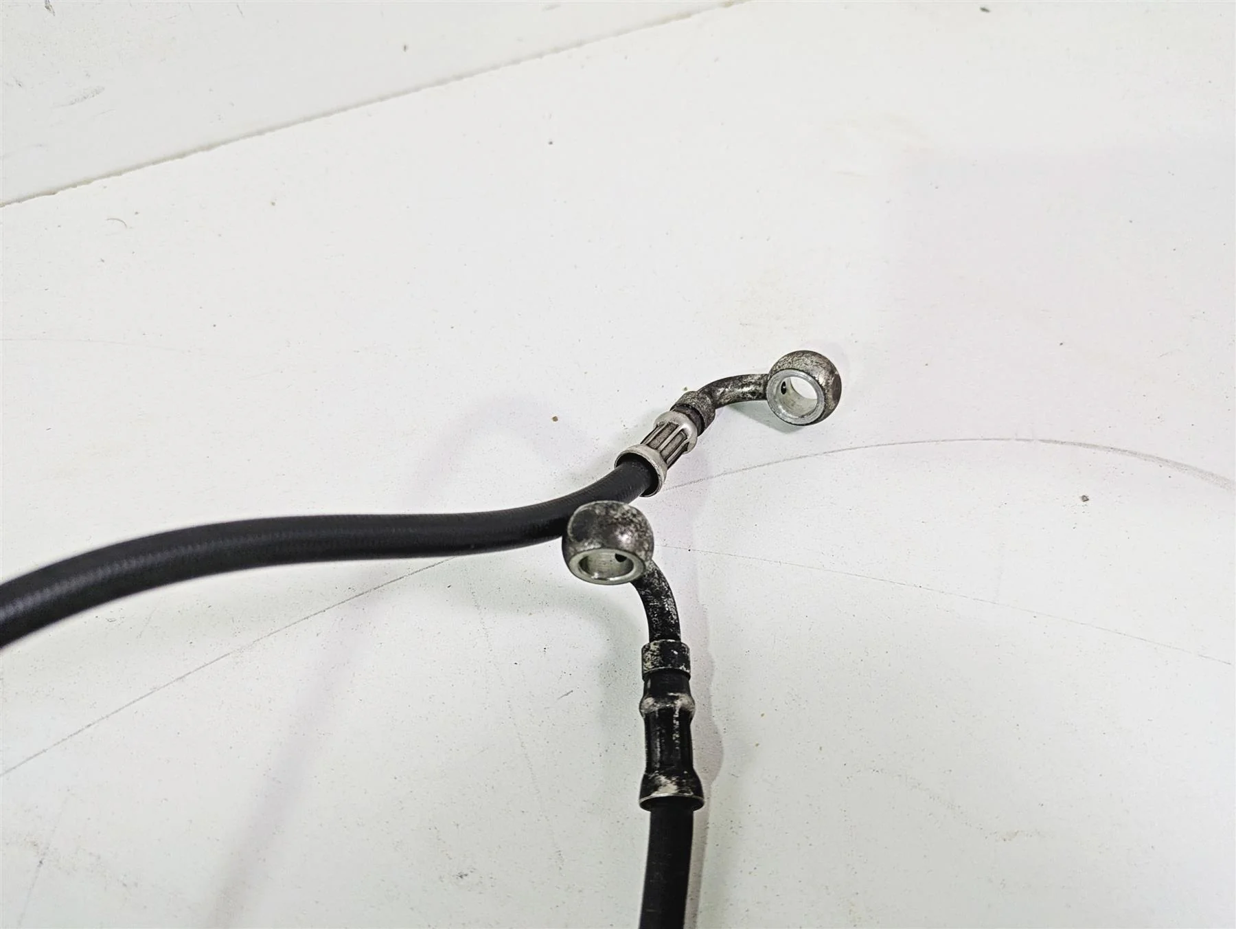 2015 Harley Touring FLHTKL Electra Glide Front Abs Brake Line Hose Set 41800544 - Image 4
