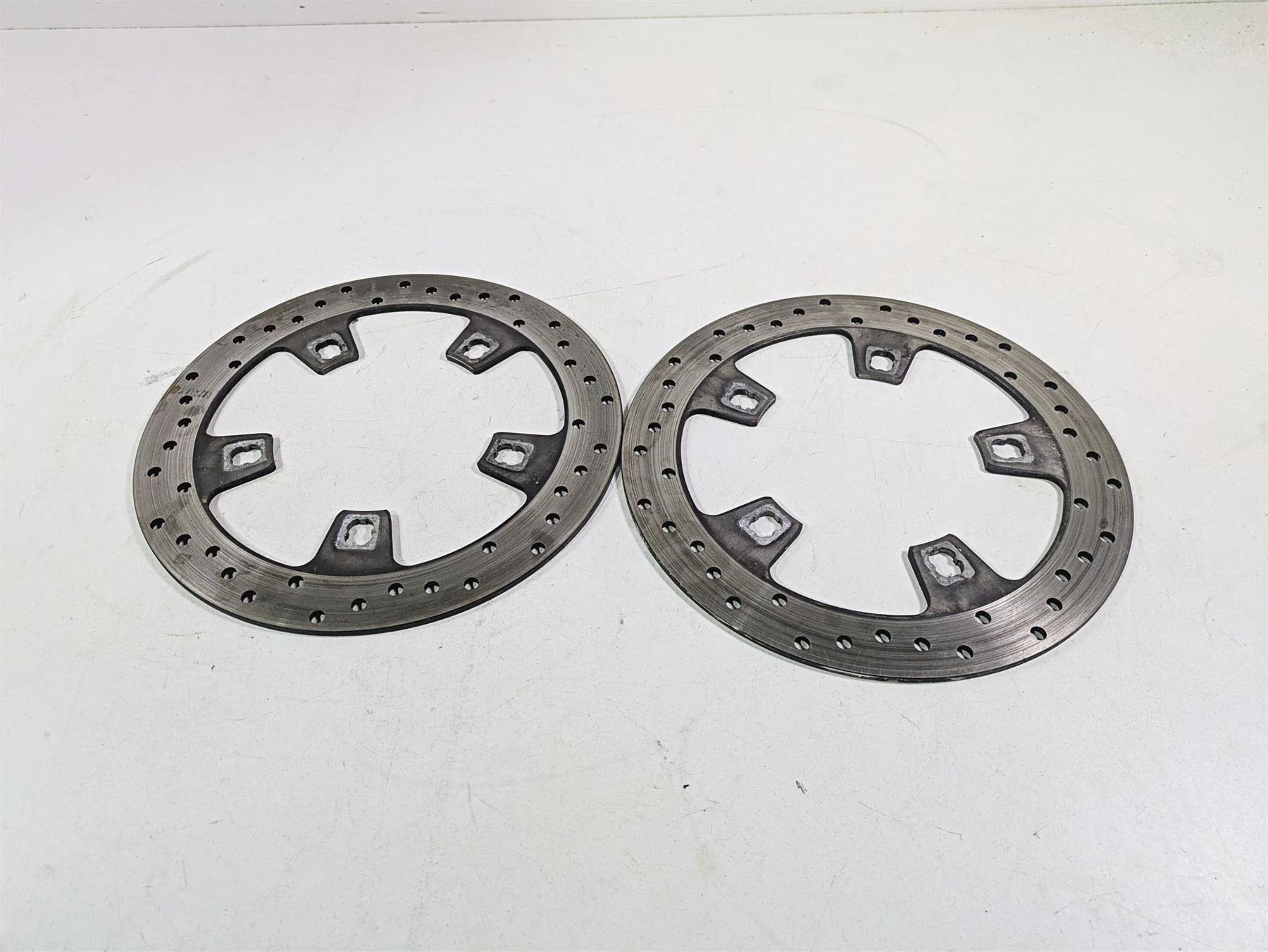 2015 Harley Touring FLHTKL Electra Glide Front Brake Rotor Disc Set 41500017 - Image 12