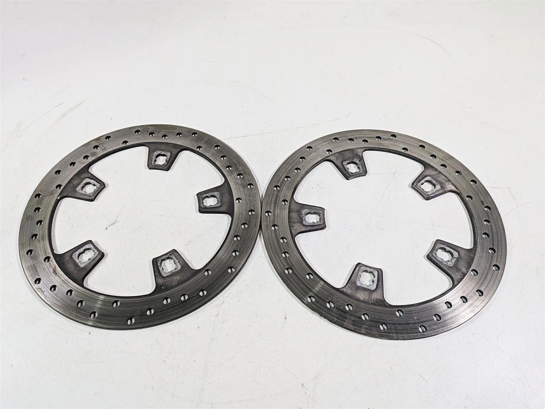 2015 Harley Touring FLHTKL Electra Glide Front Brake Rotor Disc Set 41500017 - Image 4