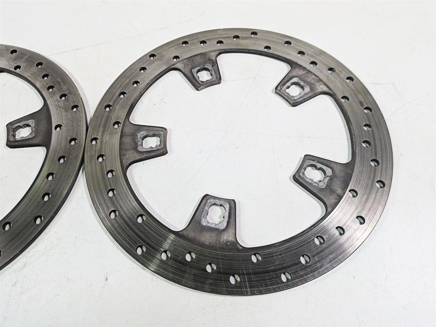 2015 Harley Touring FLHTKL Electra Glide Front Brake Rotor Disc Set 41500017 - Image 5
