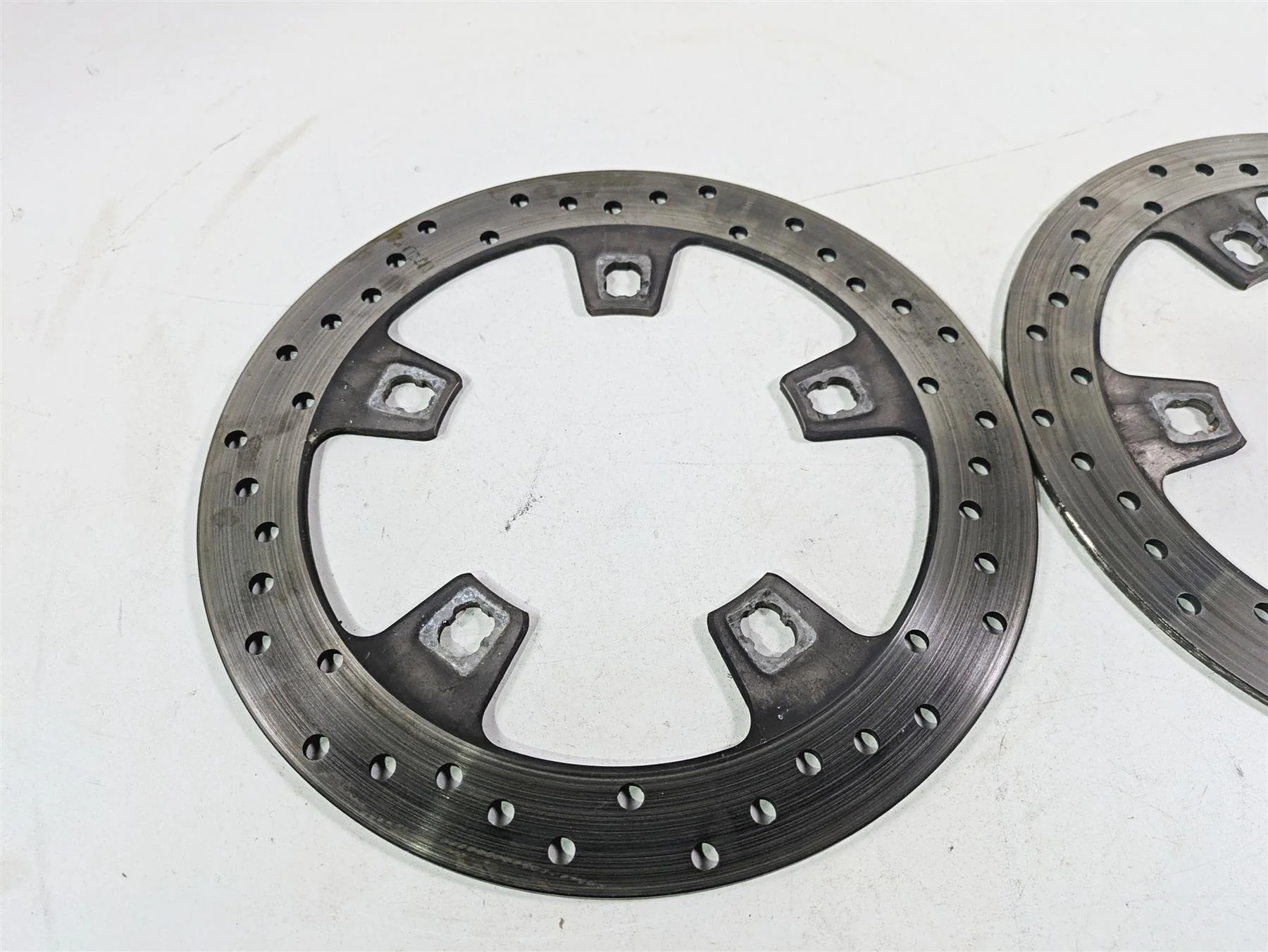 2015 Harley Touring FLHTKL Electra Glide Front Brake Rotor Disc Set 41500017 - Image 6