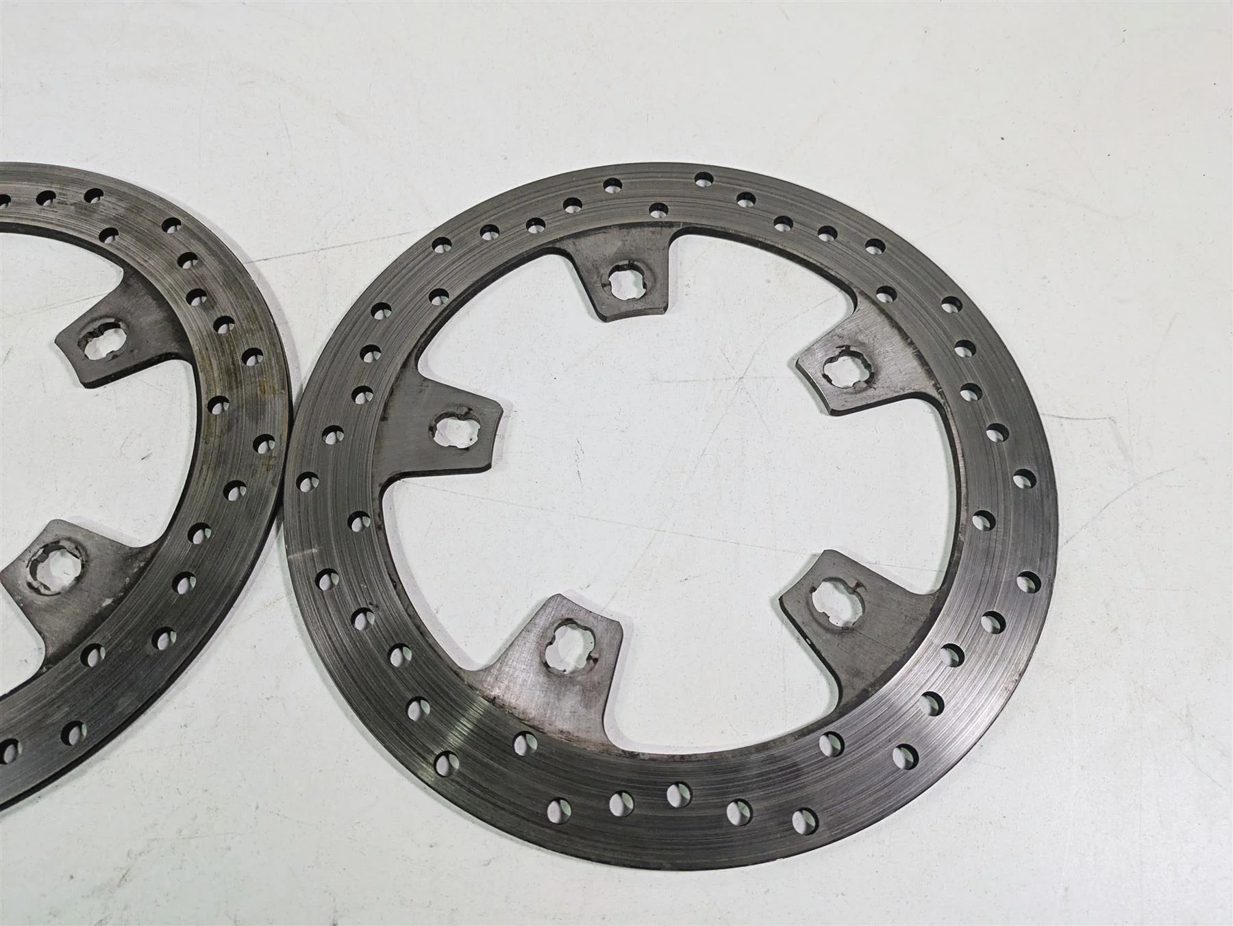 2015 Harley Touring FLHTKL Electra Glide Front Brake Rotor Disc Set 41500017 - Image 7