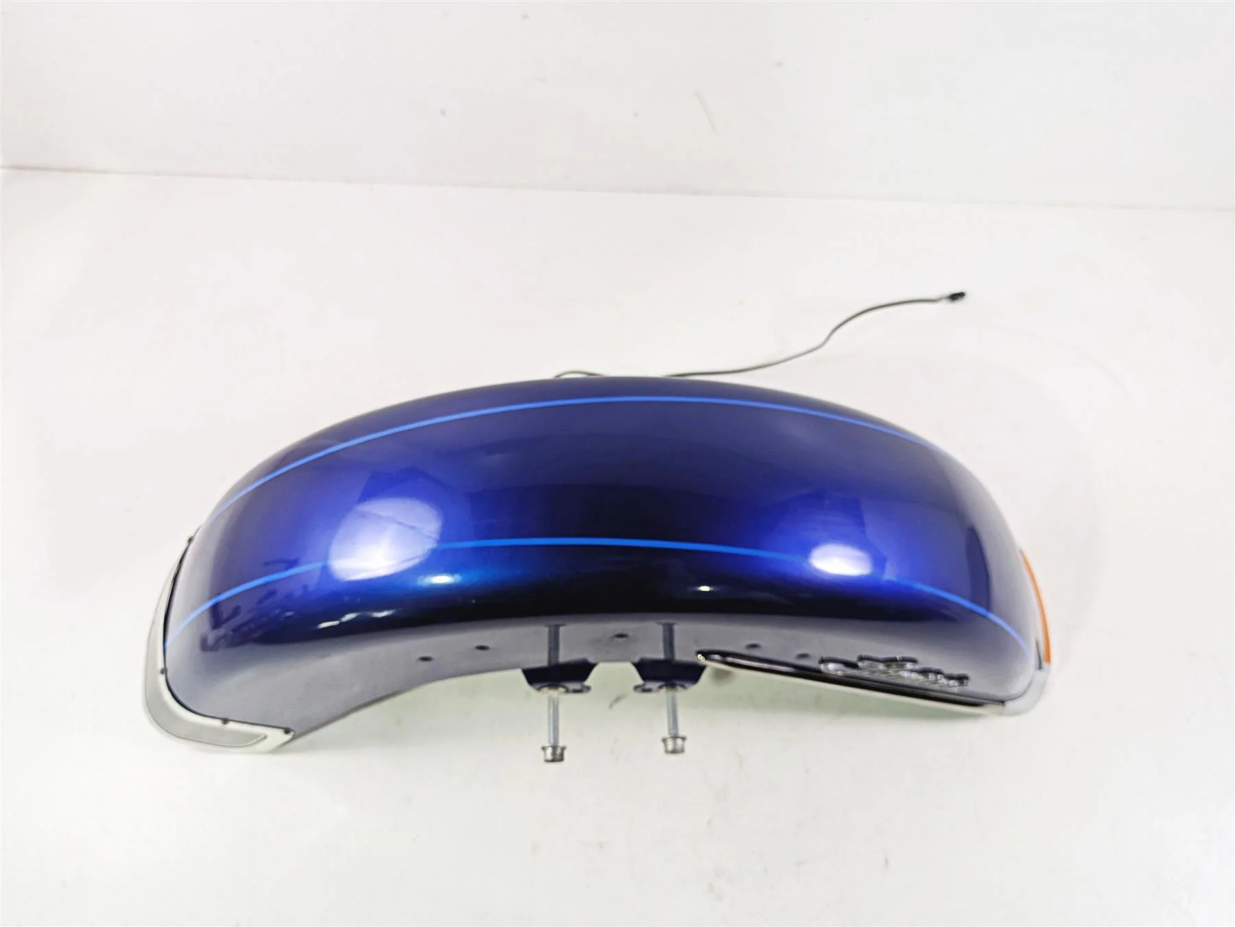 2015 Harley Touring FLHTKL Electra Glide Front Fender Superior Blue 58900032 - Image 3