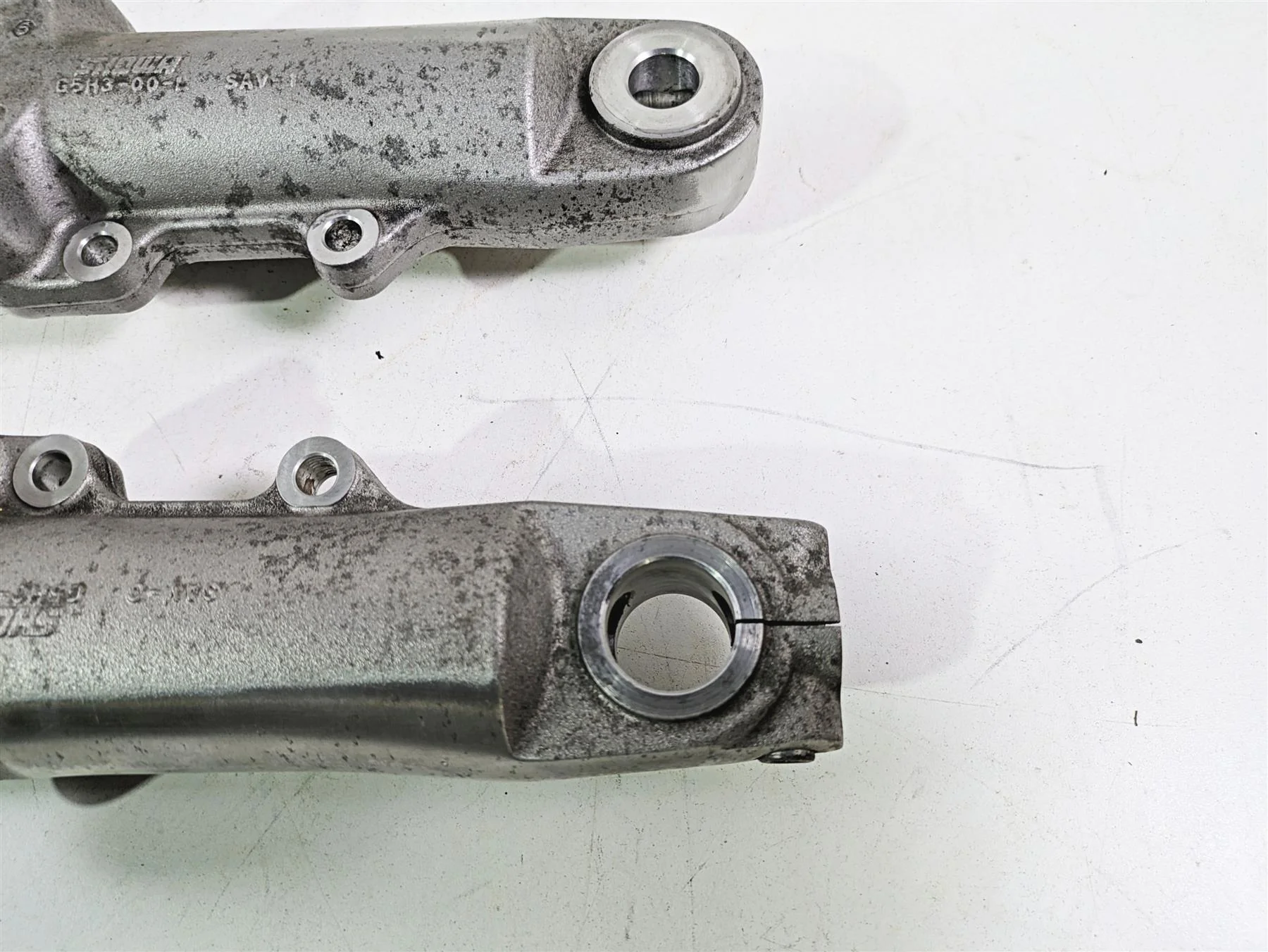 2015 Harley Touring FLHTKL Electra Glide Front Fork Leg Set 49mm 45400056 - Image 3
