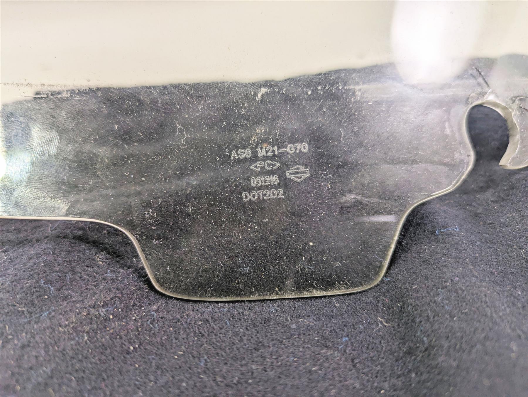 2015 Harley Touring FLHTKL Electra Glide Windshield Wind Shield 11" -Read - Image 2