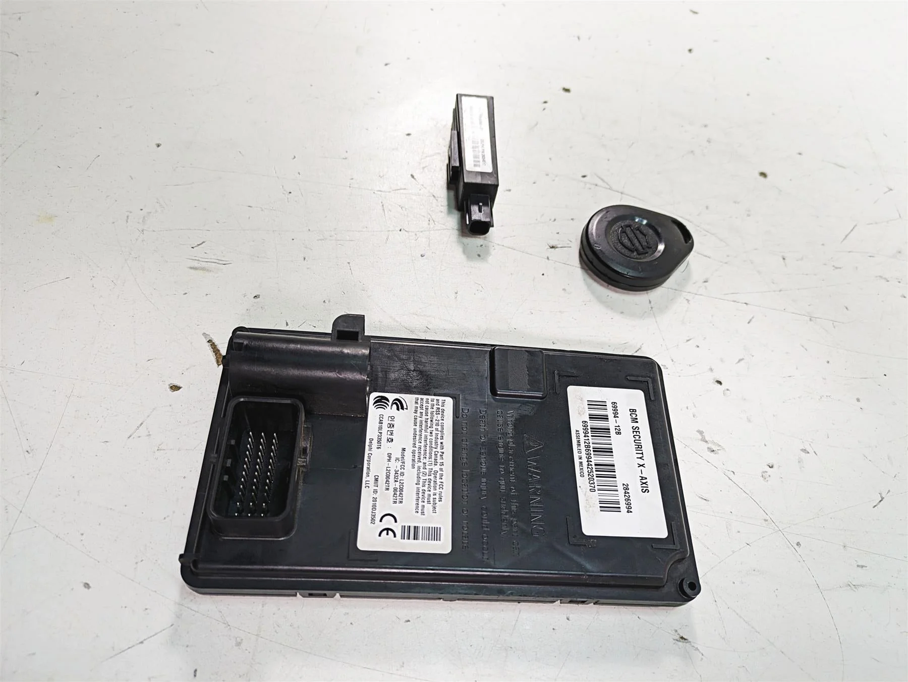 2015 Harley Touring FLHXS Street Glide Bcm Body Control Module + Fob 69994-12B - Image 3