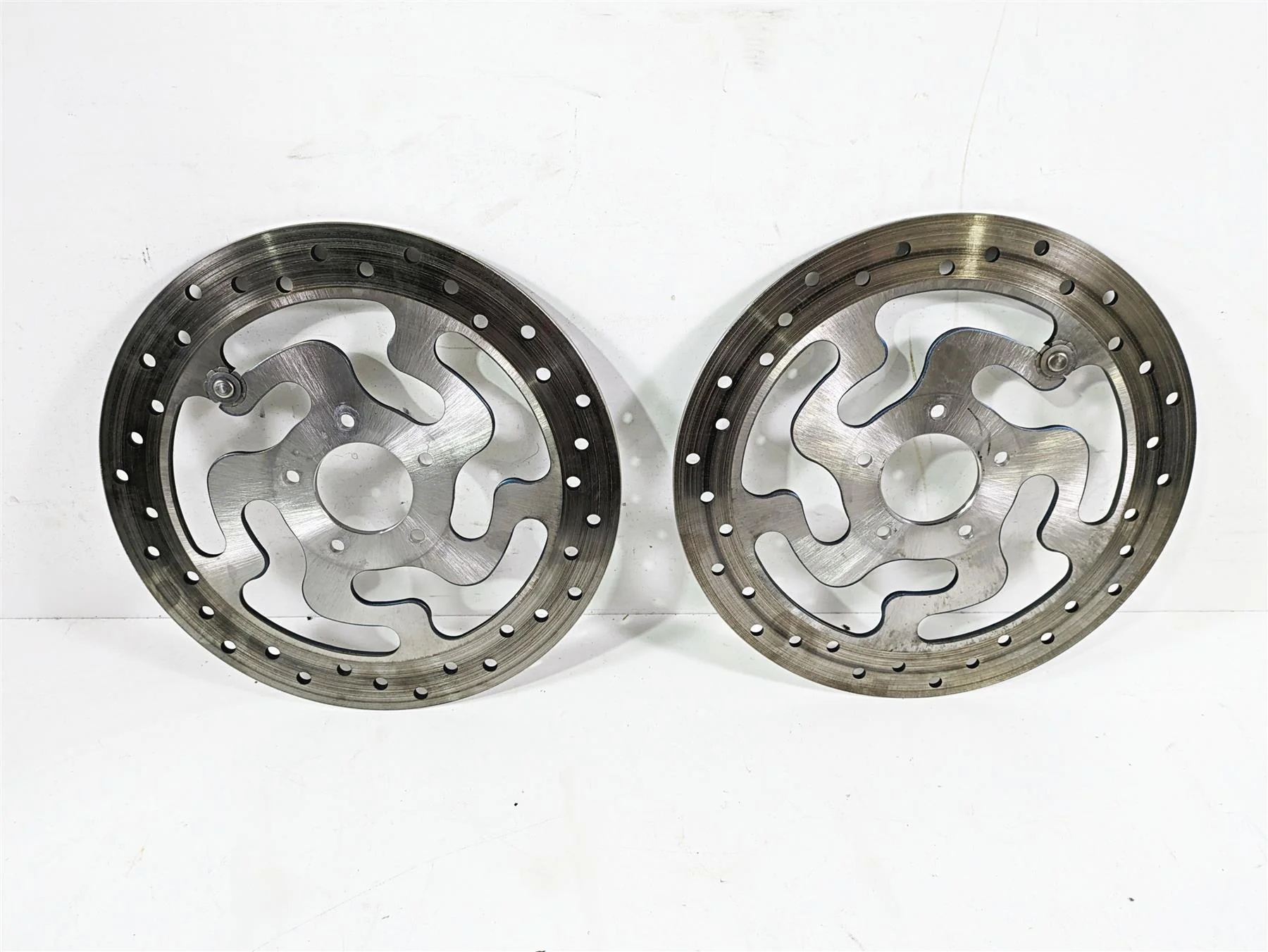 2015 Harley Touring FLHXS Street Glide Brembo Front Brake Rotor Set 41808-08A