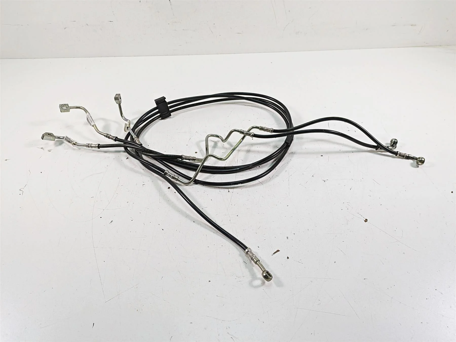 2015 Harley Touring FLHXS Street Glide Front Abs Brake Line Set 41800544 - Image 3